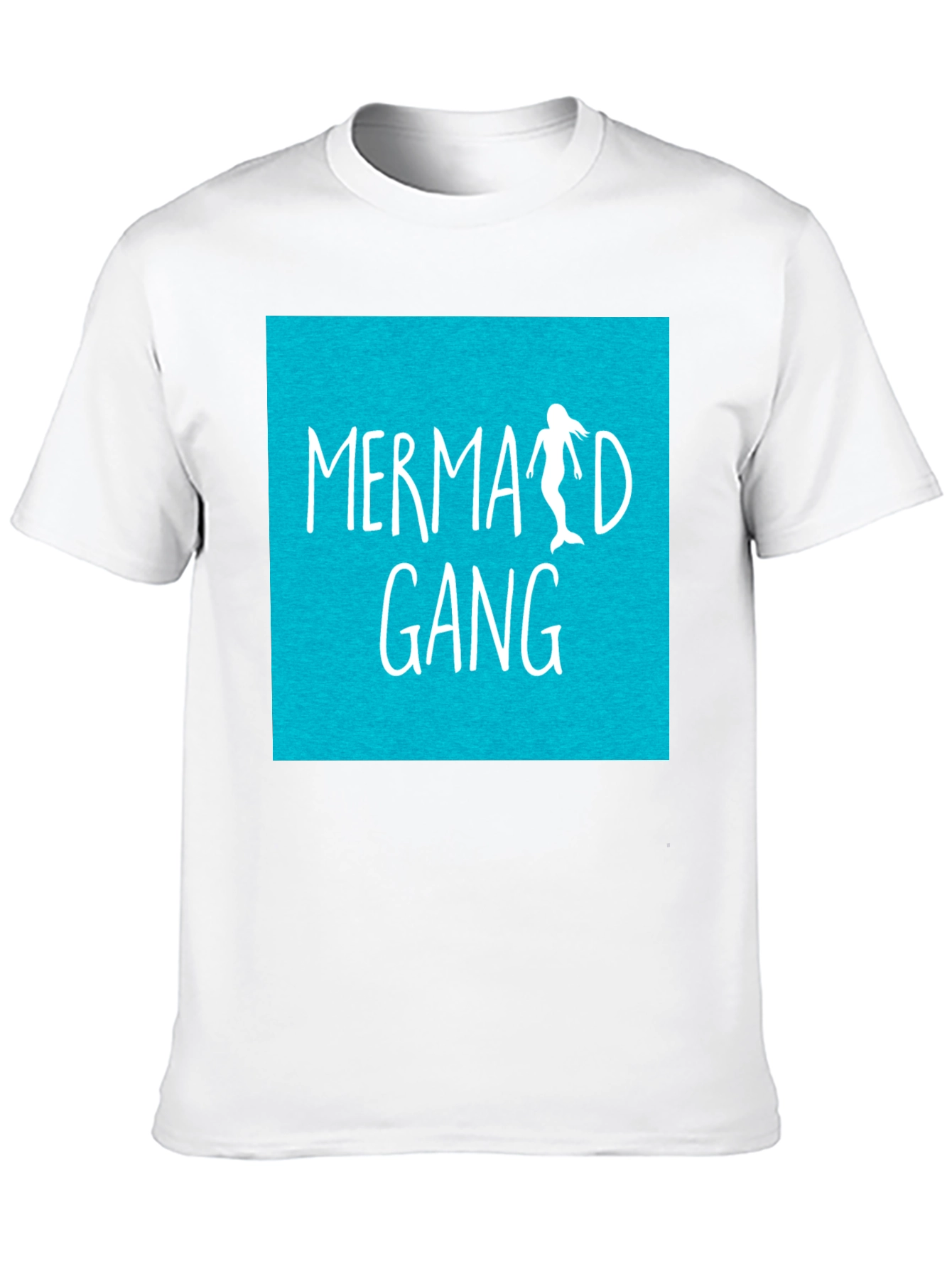 Mermaid Gang Graphic Tee -  Stylish Fun Summer Top