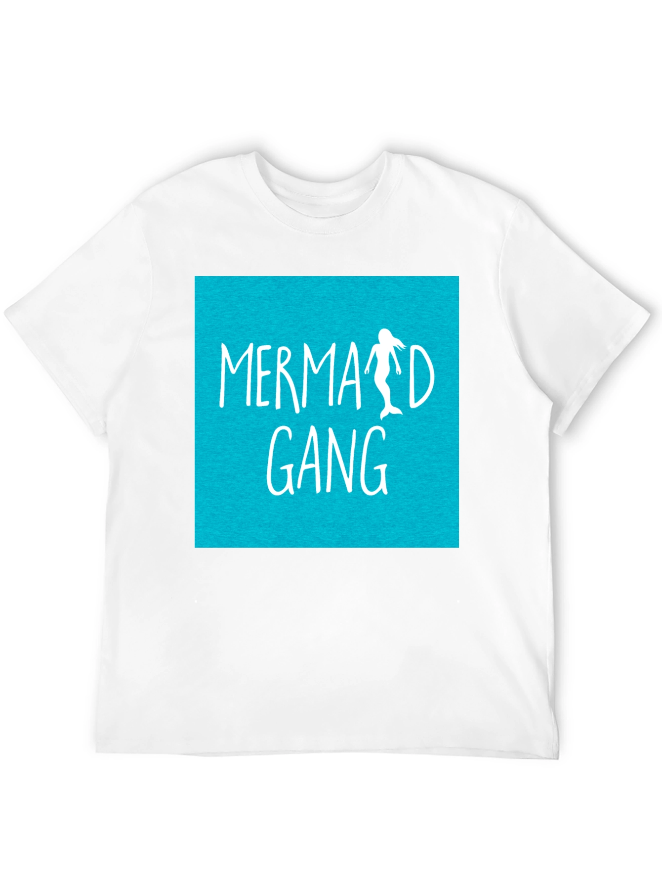 Mermaid Gang Graphic Tee -  Stylish Fun Summer Top