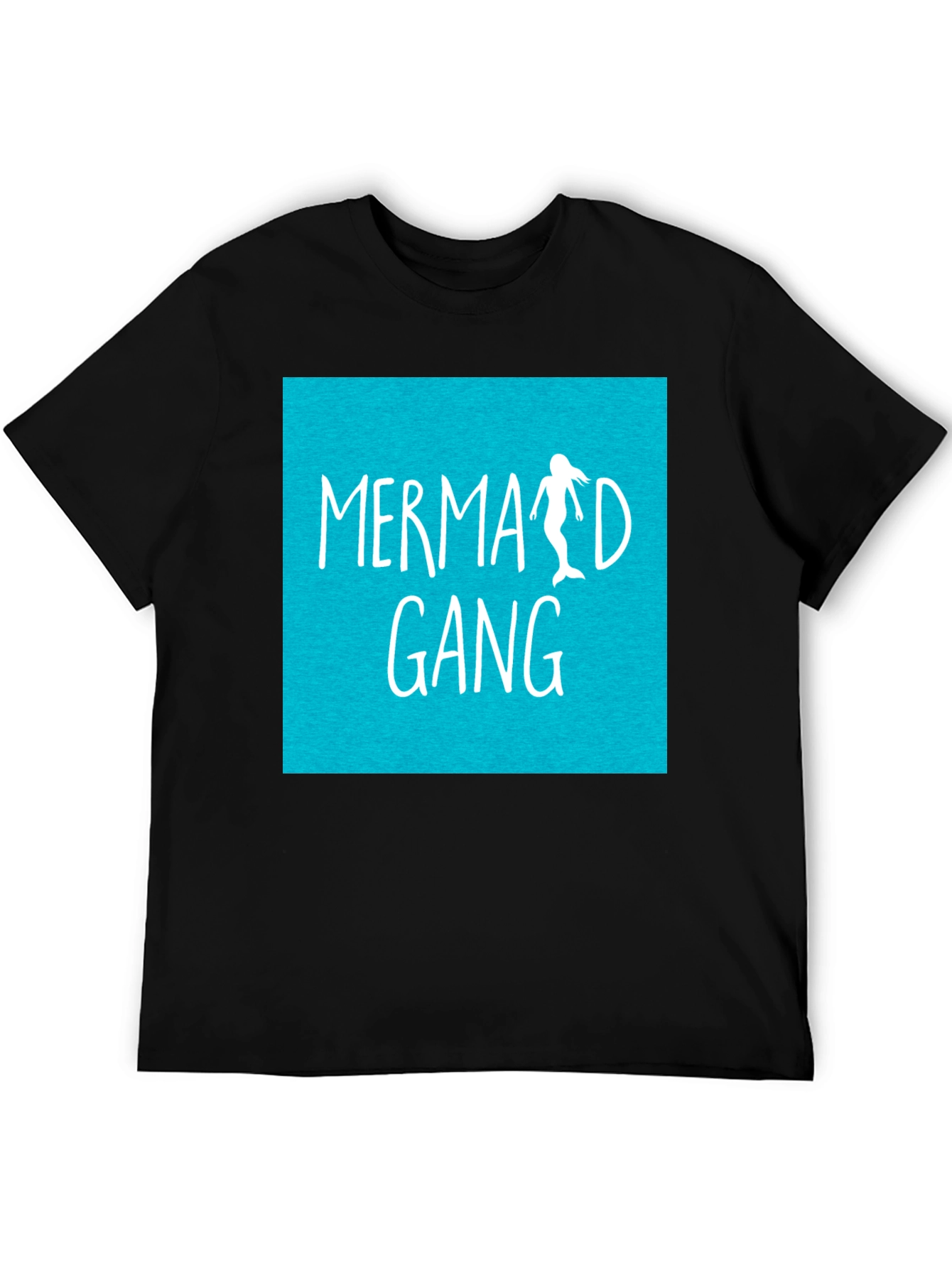 Mermaid Gang Graphic Tee -  Stylish Fun Summer Top