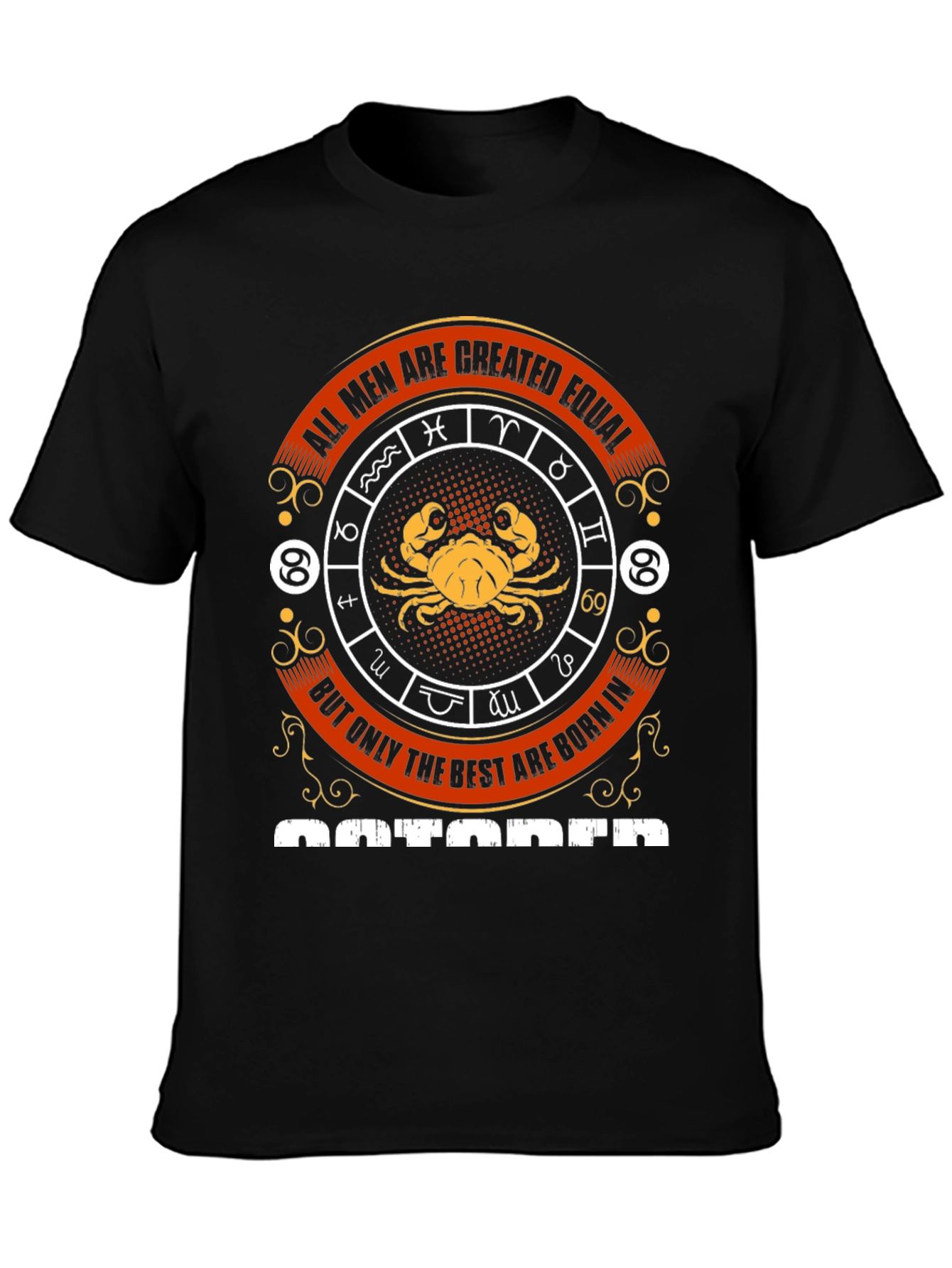 October Zodiac Graphic T-Shirt