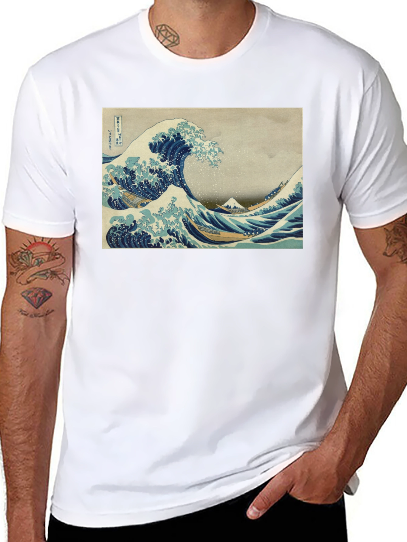 Great Wave Off Kanagawa Graphic T-Shirt