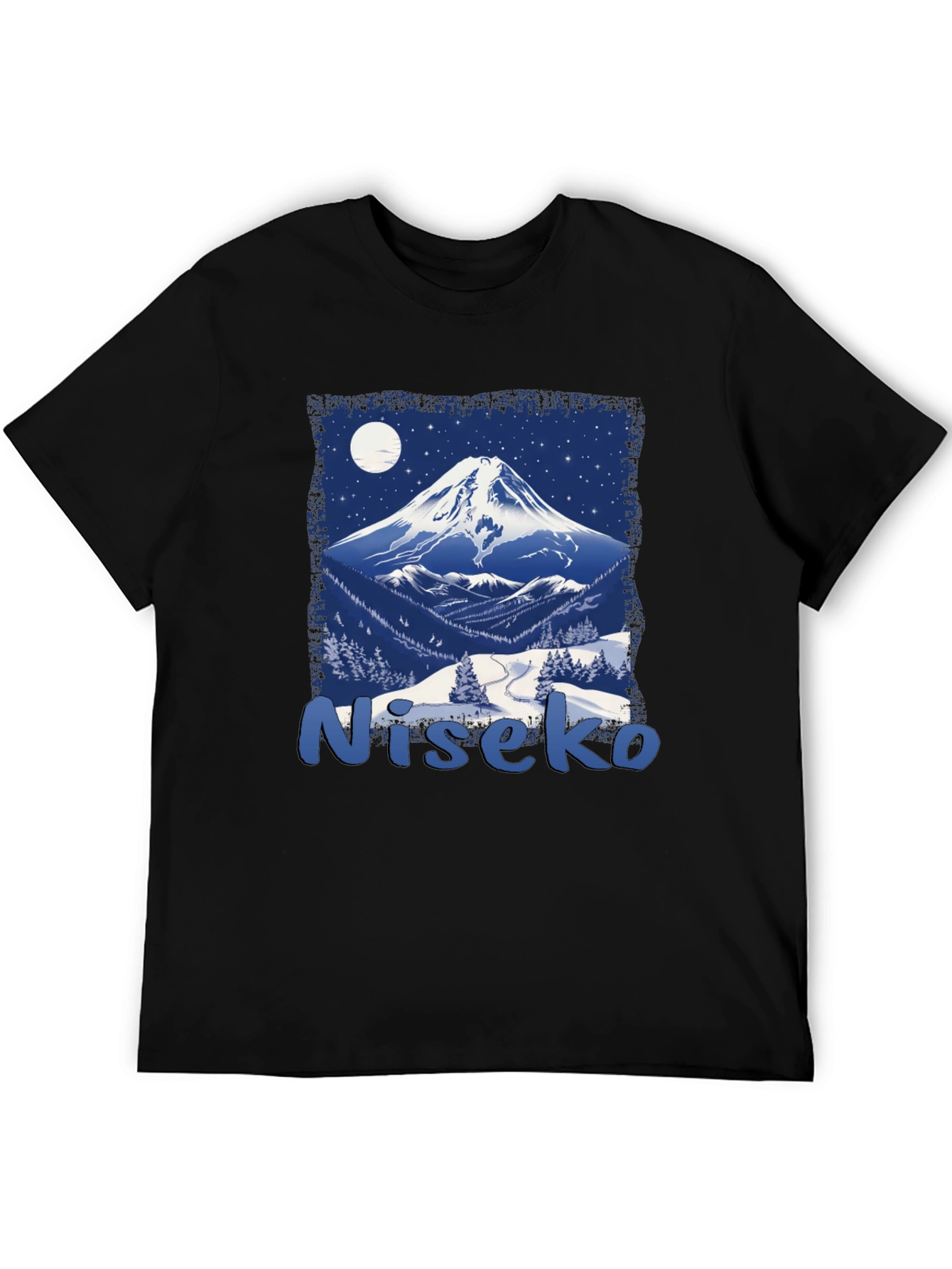 Niseko Japan Mountain Scene Graphic Tee