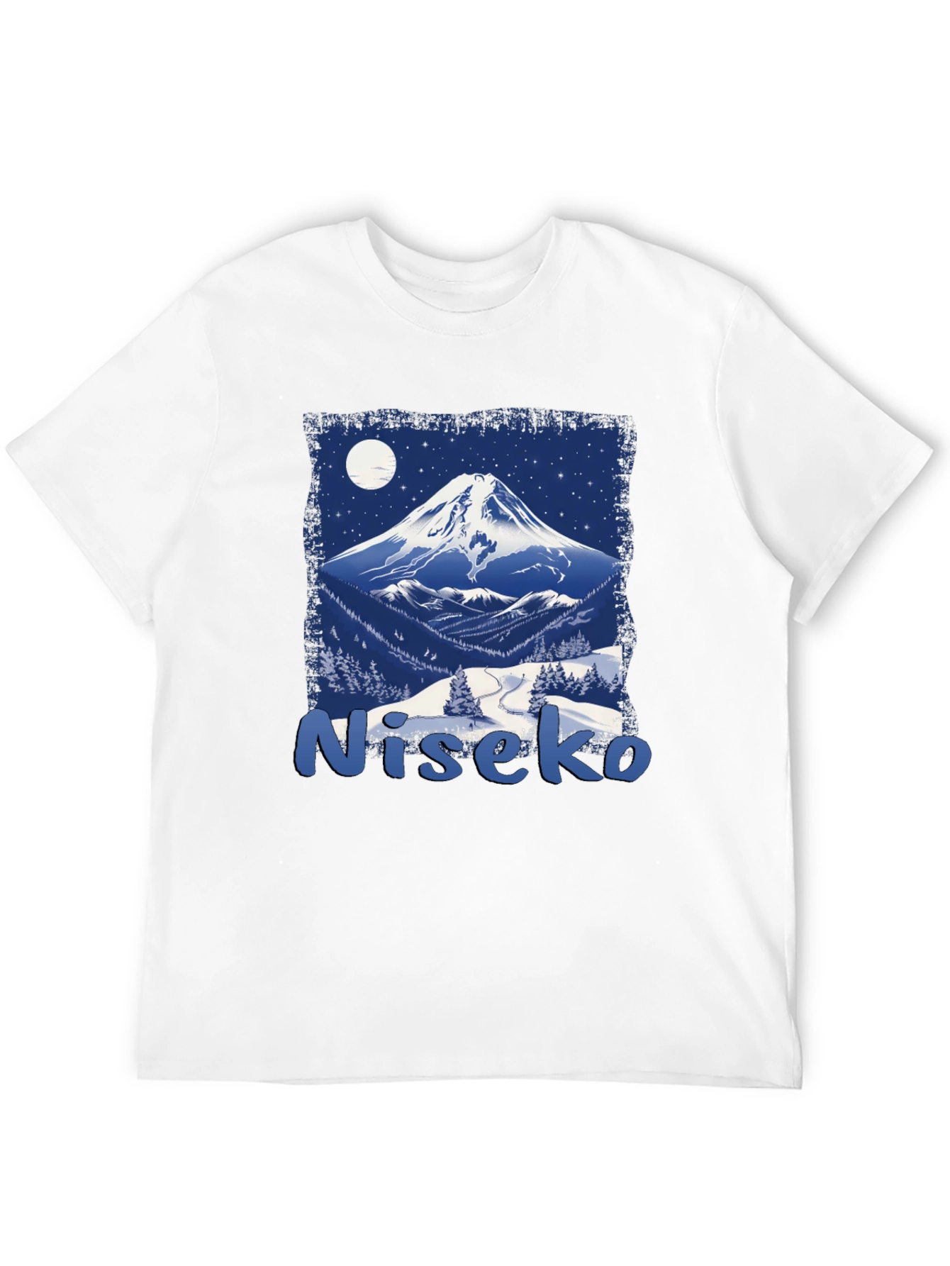 Niseko Japan Mountain Scene Graphic Tee
