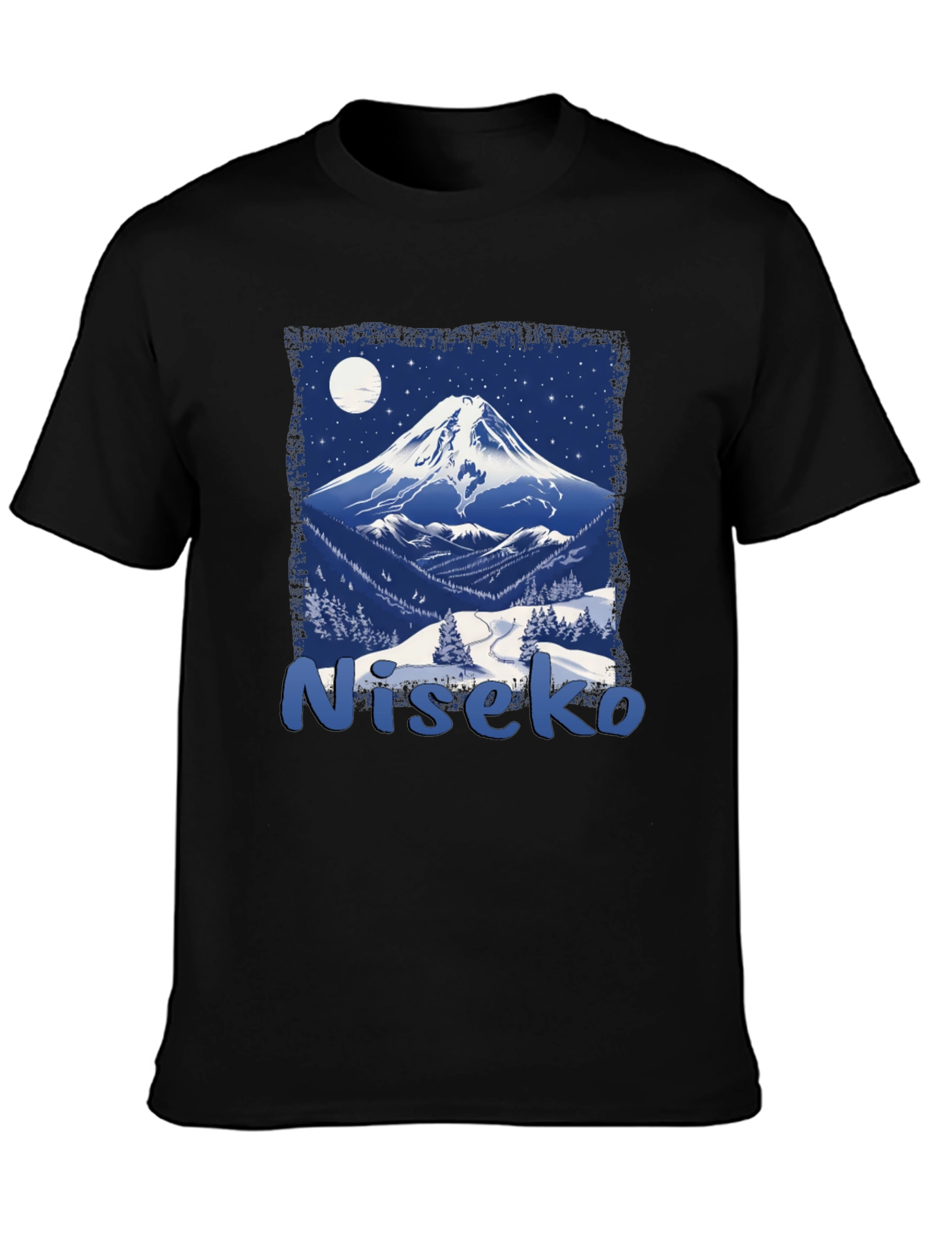 Niseko Japan Mountain Scene Graphic Tee