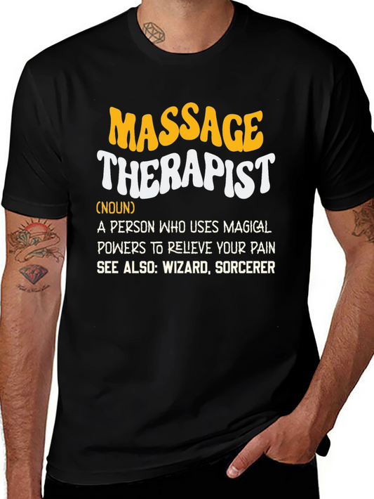 Massage Therapist Definition Graphic T-Shirt