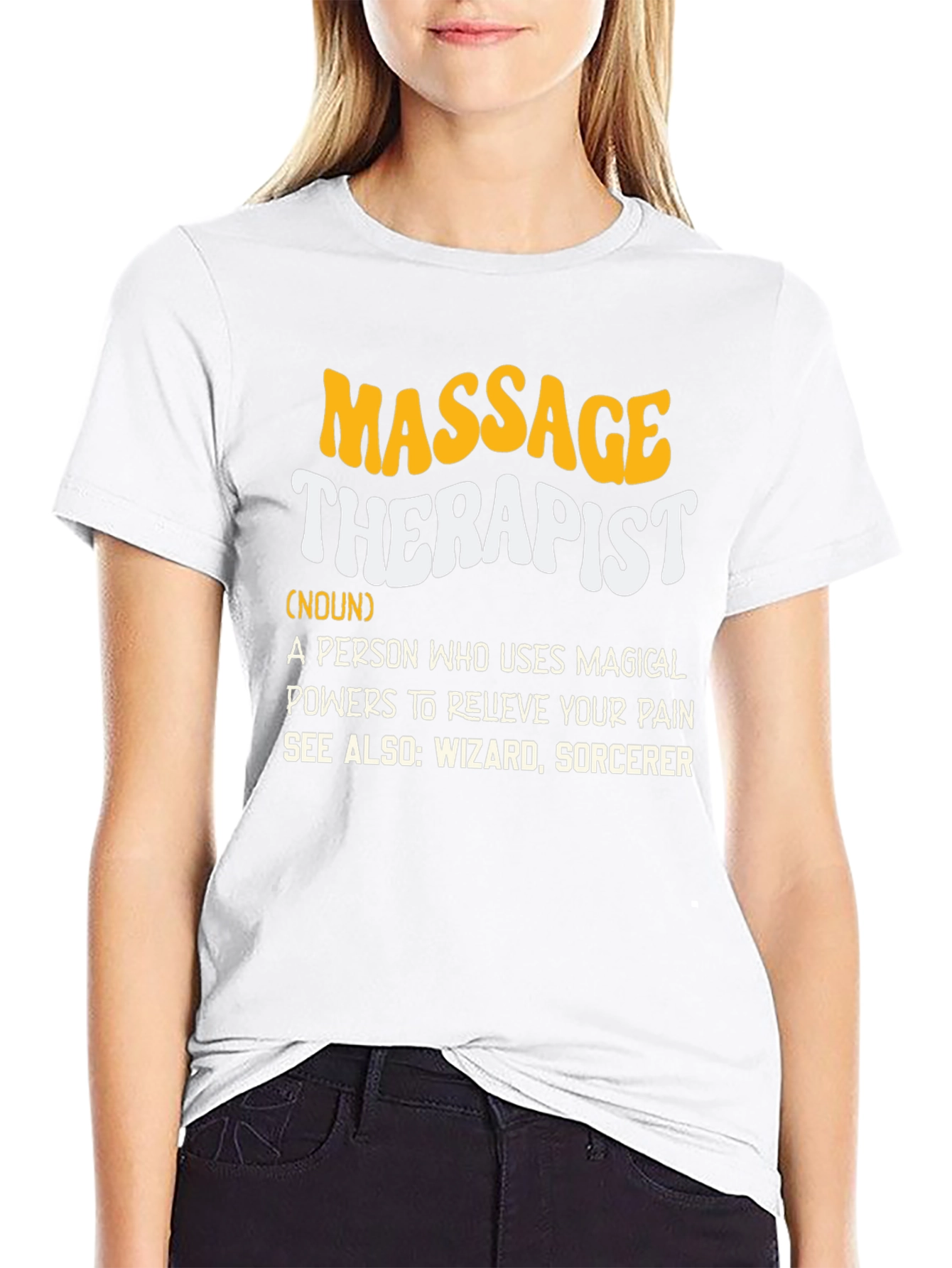 Massage Therapist Definition Graphic T-Shirt