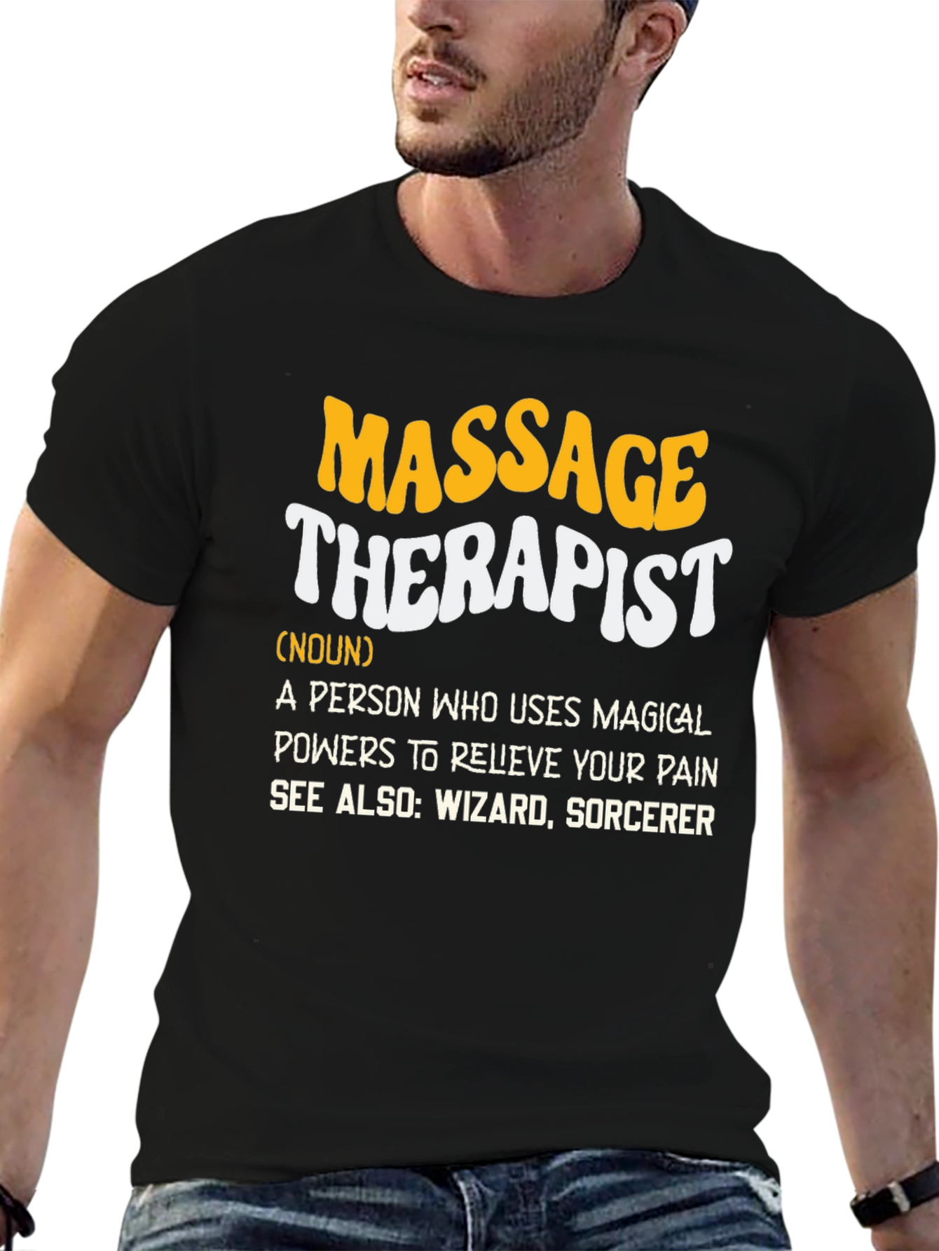Massage Therapist Definition Graphic T-Shirt