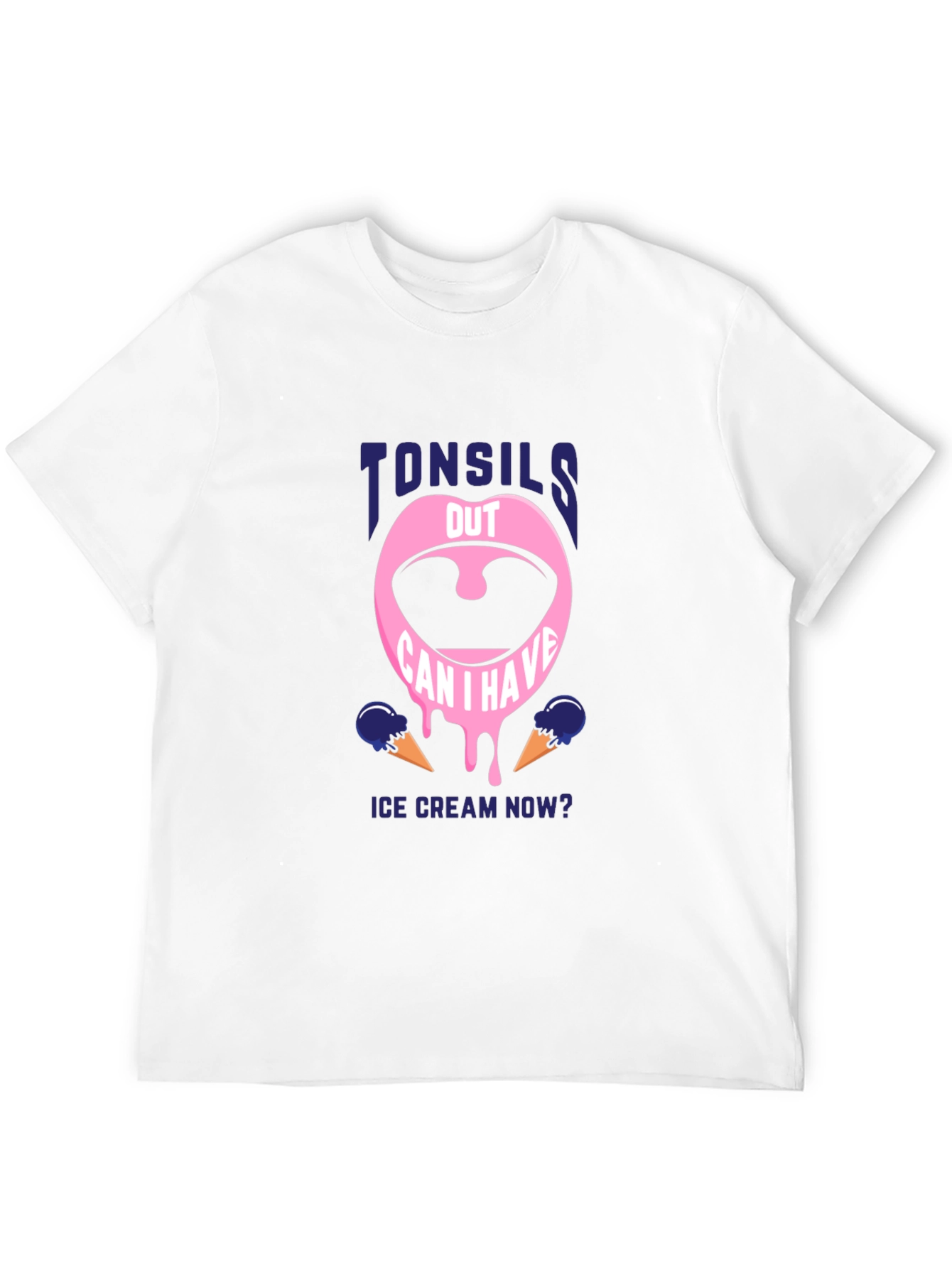 Tonsils Out Ice Cream Now T-Shirt