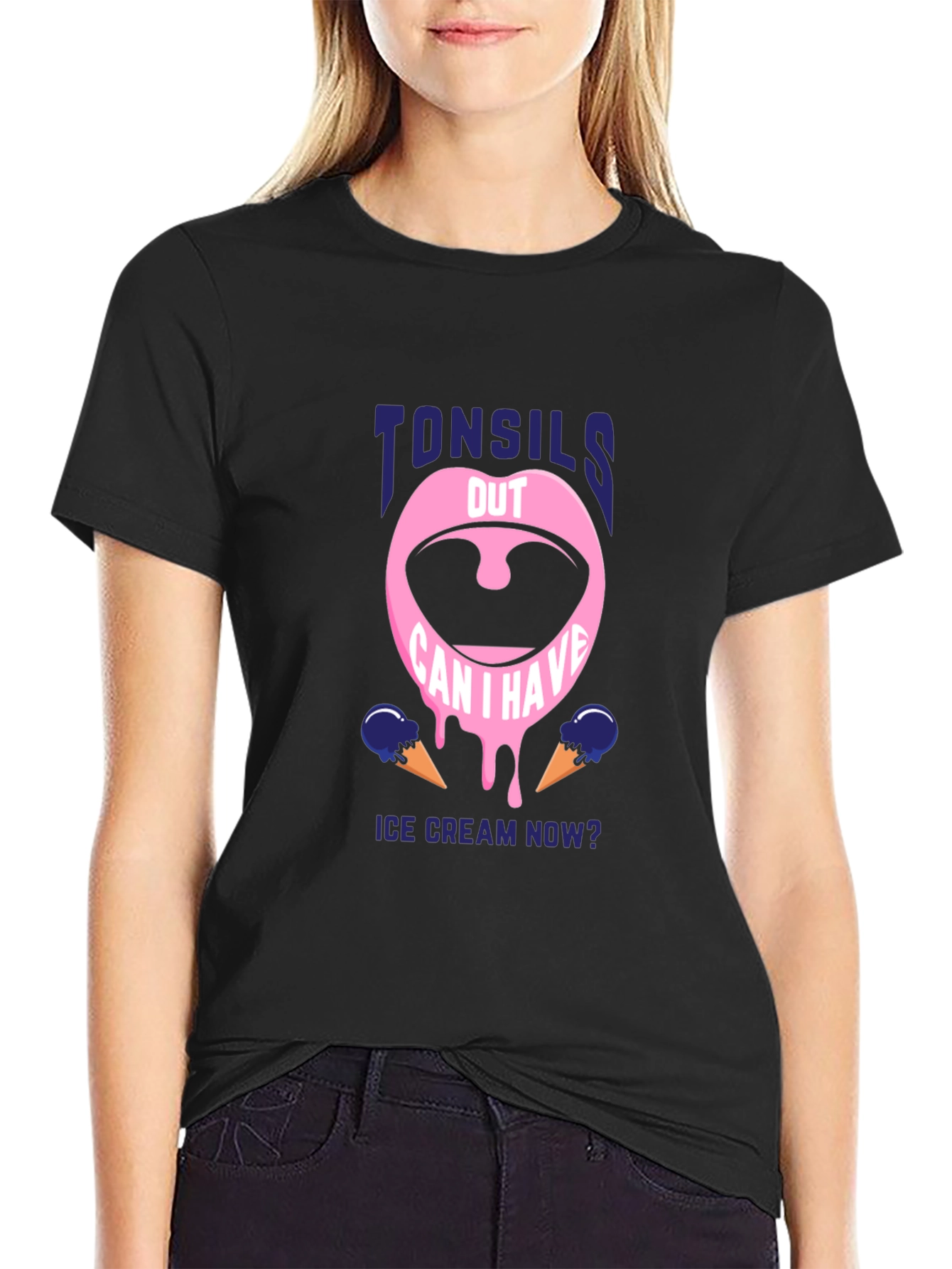 Tonsils Out Ice Cream Now T-Shirt