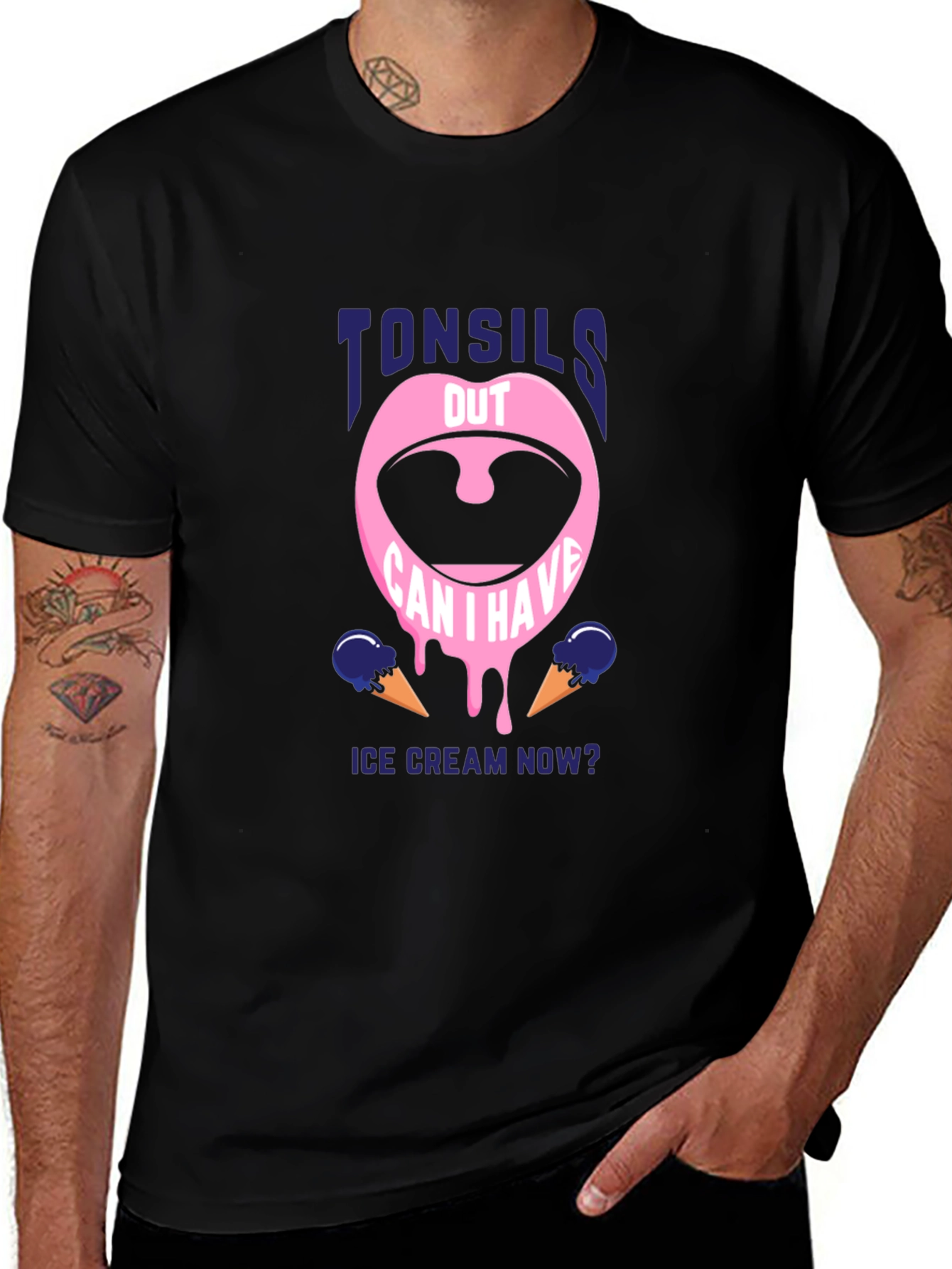 Tonsils Out Ice Cream Now T-Shirt