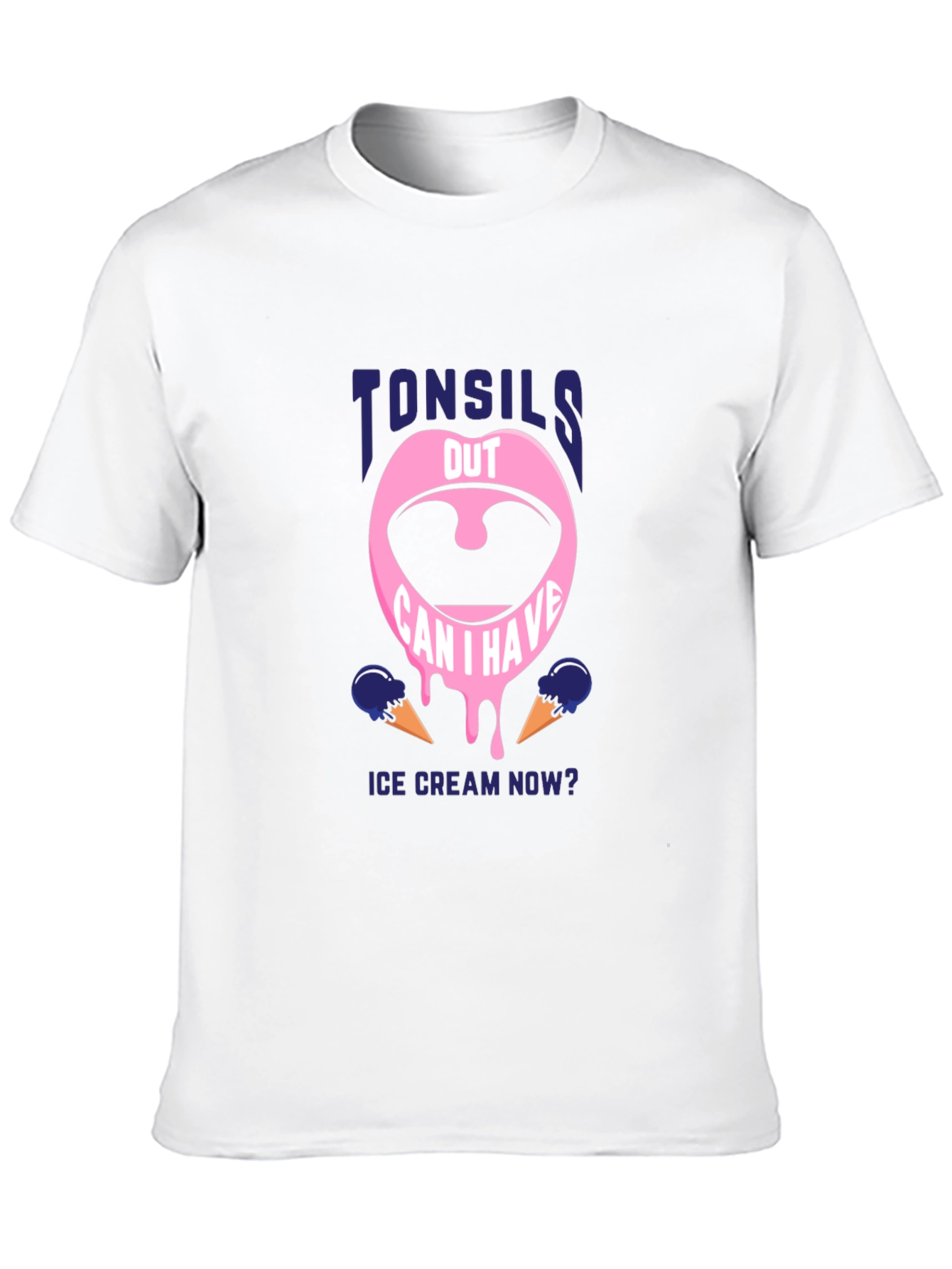 Tonsils Out Ice Cream Now T-Shirt