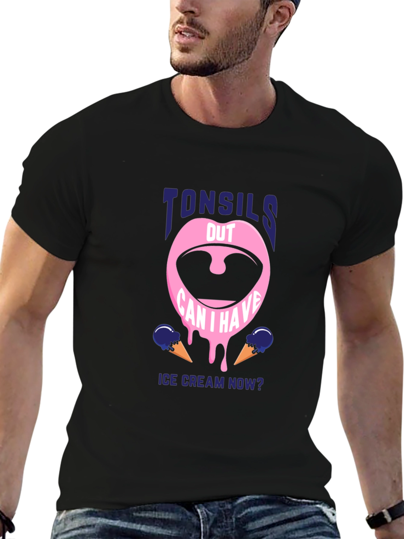 Tonsils Out Ice Cream Now T-Shirt