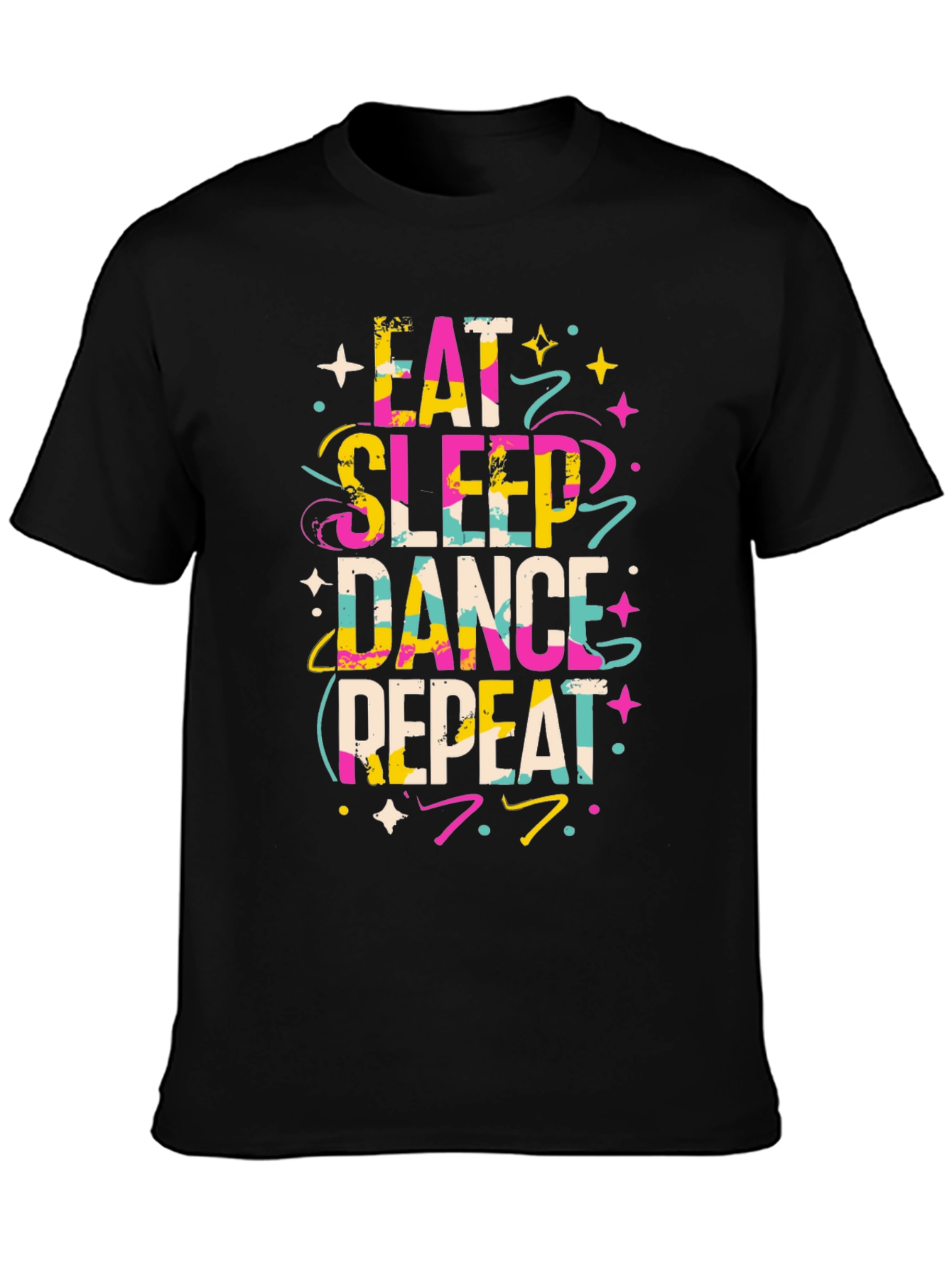 Eat Sleep Dance Repeat Graphic T-Shirt