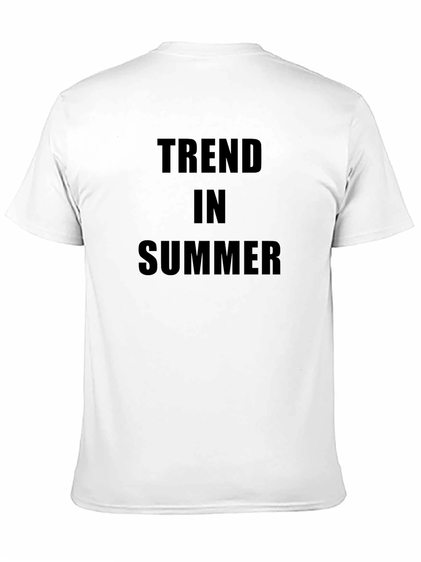 Trend in Summer Black Graphic Tee