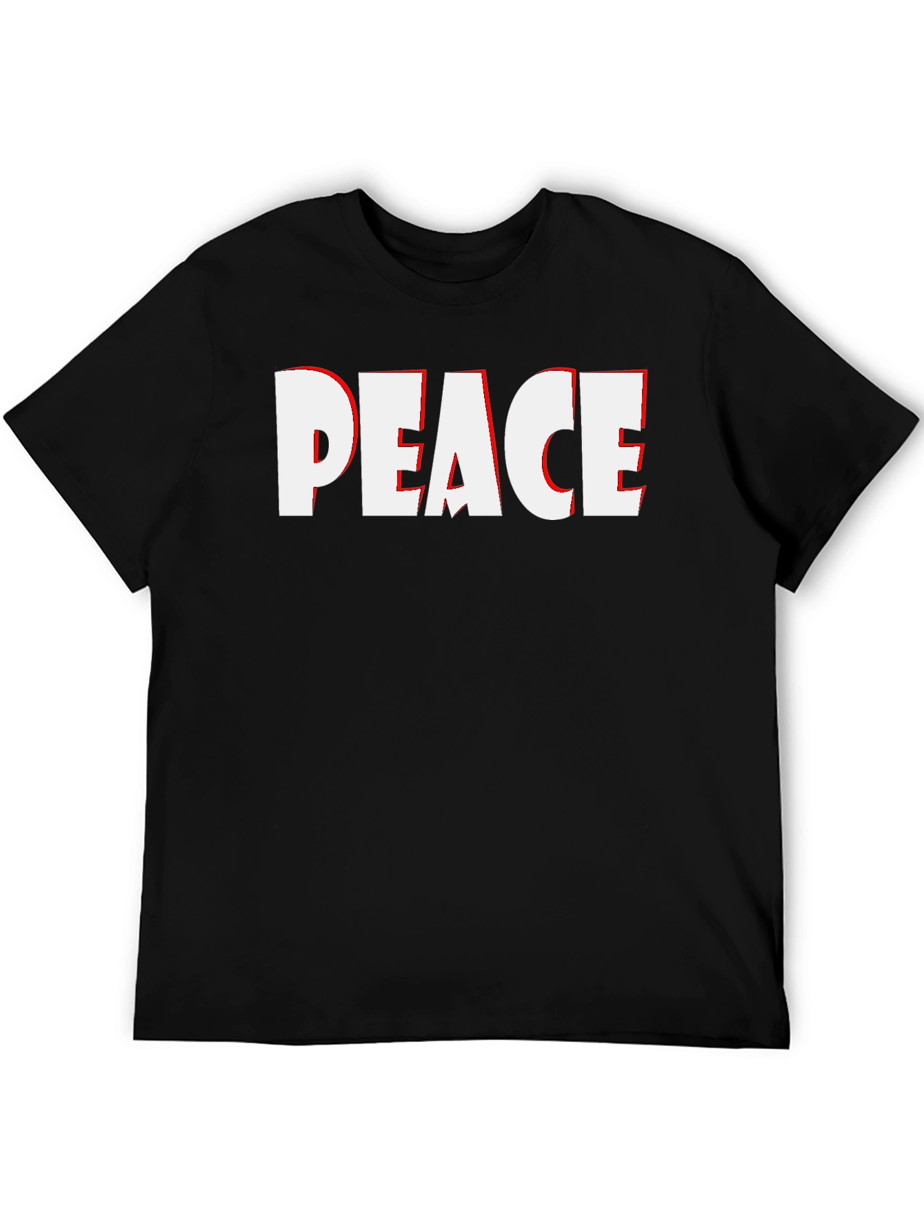Peace Graphic T-Shirt - Black