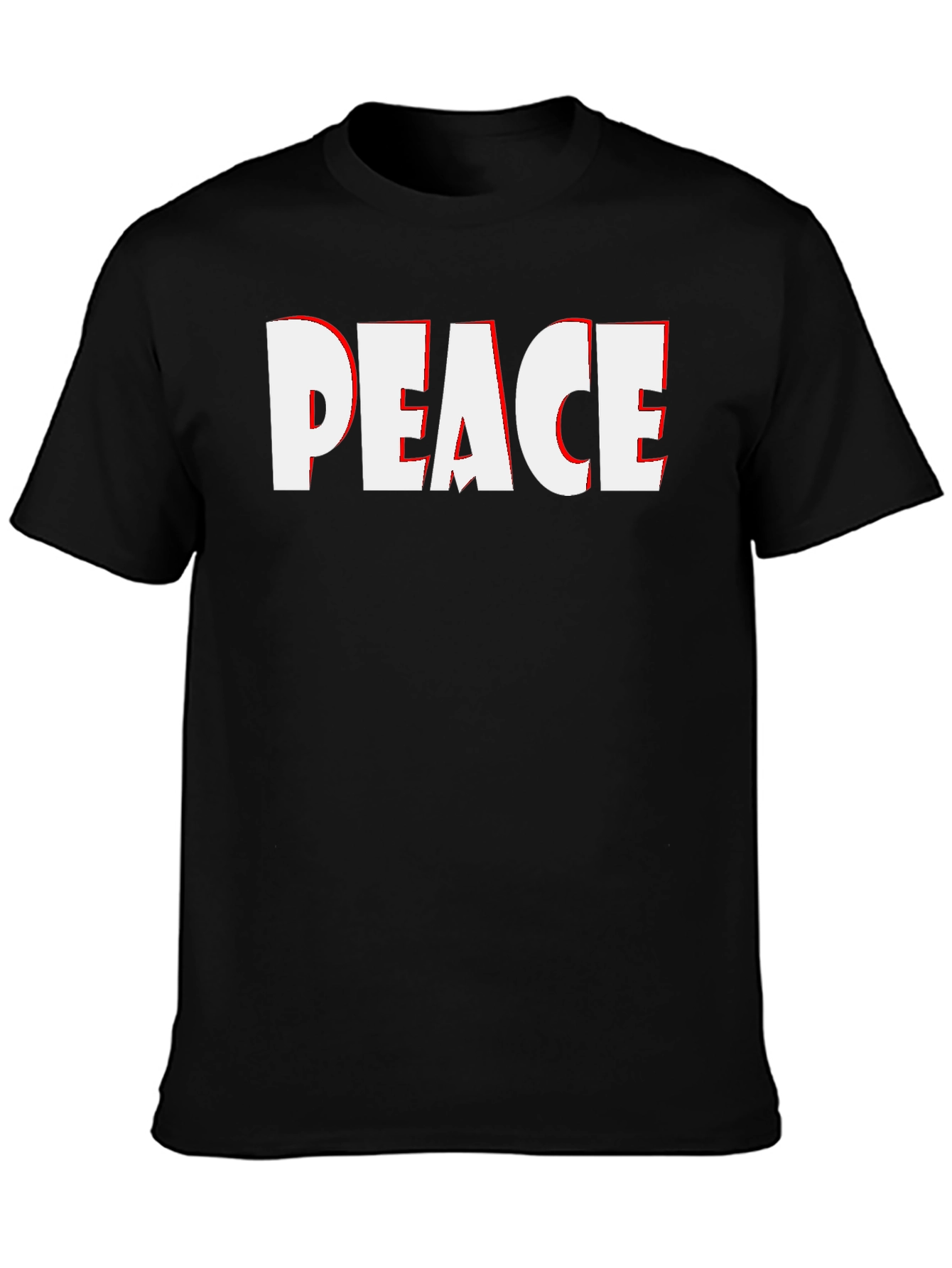 Peace Graphic T-Shirt - Black