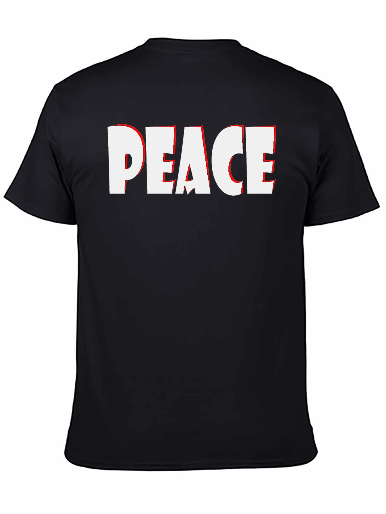 Peace Graphic T-Shirt - Black