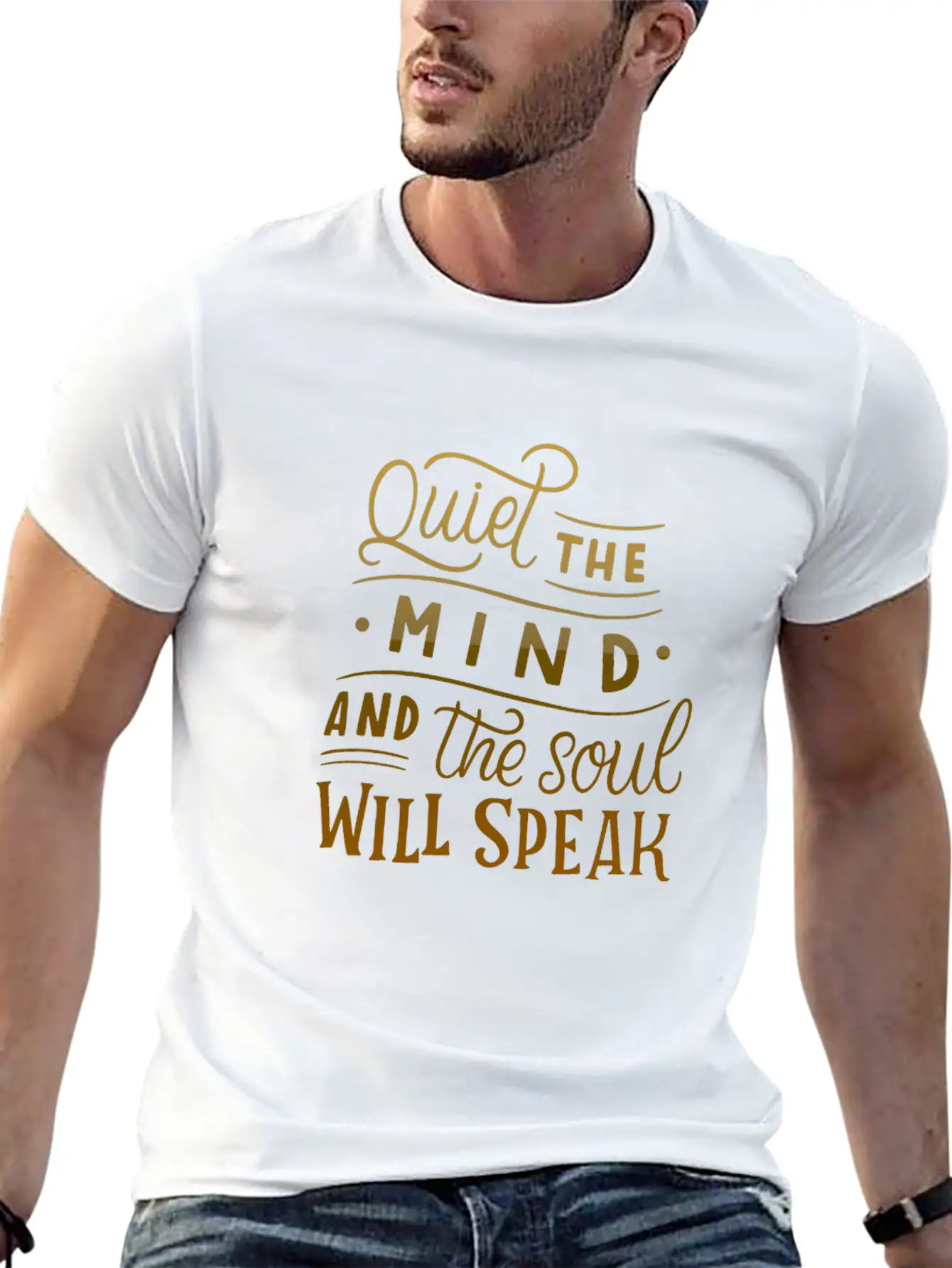 Quiet The Mind And The Soul Will Speak Unisex Casual T-Shirt – Clean Design For Daily Comfort