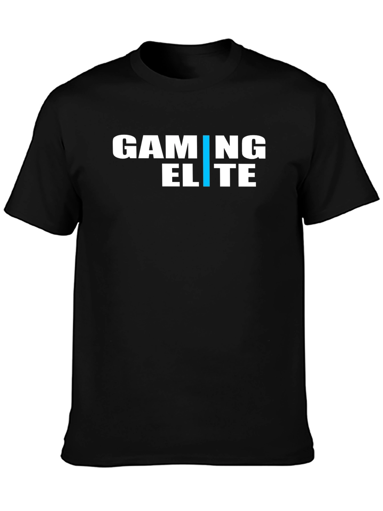 Gaming Elite Black T-Shirt for Men