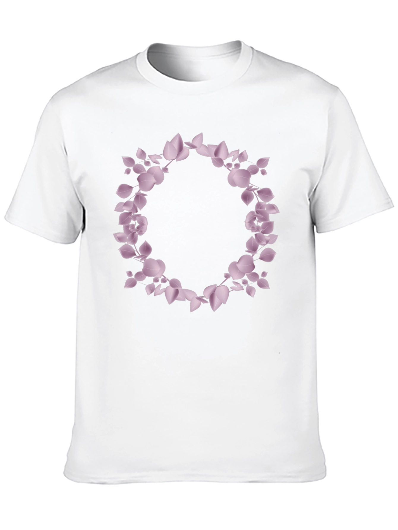 Elegant Floral Wreath T-Shirt