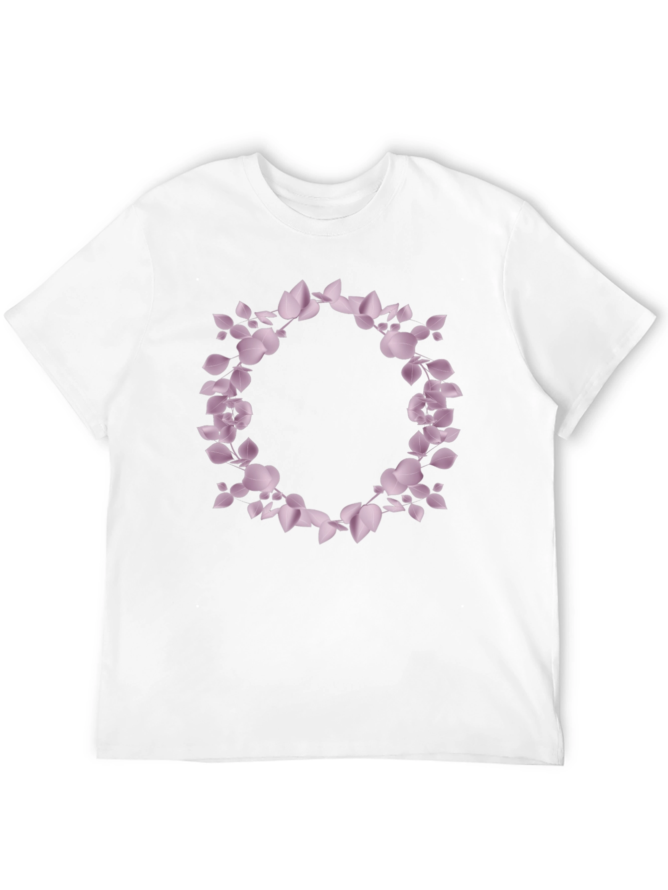 Elegant Floral Wreath T-Shirt