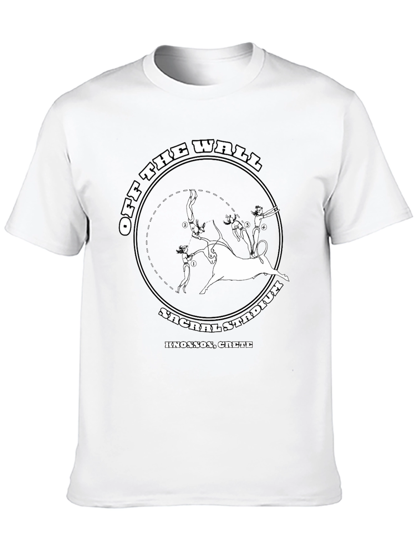 Off The Wall Sacral Stadium Bull Jump T-Shirt