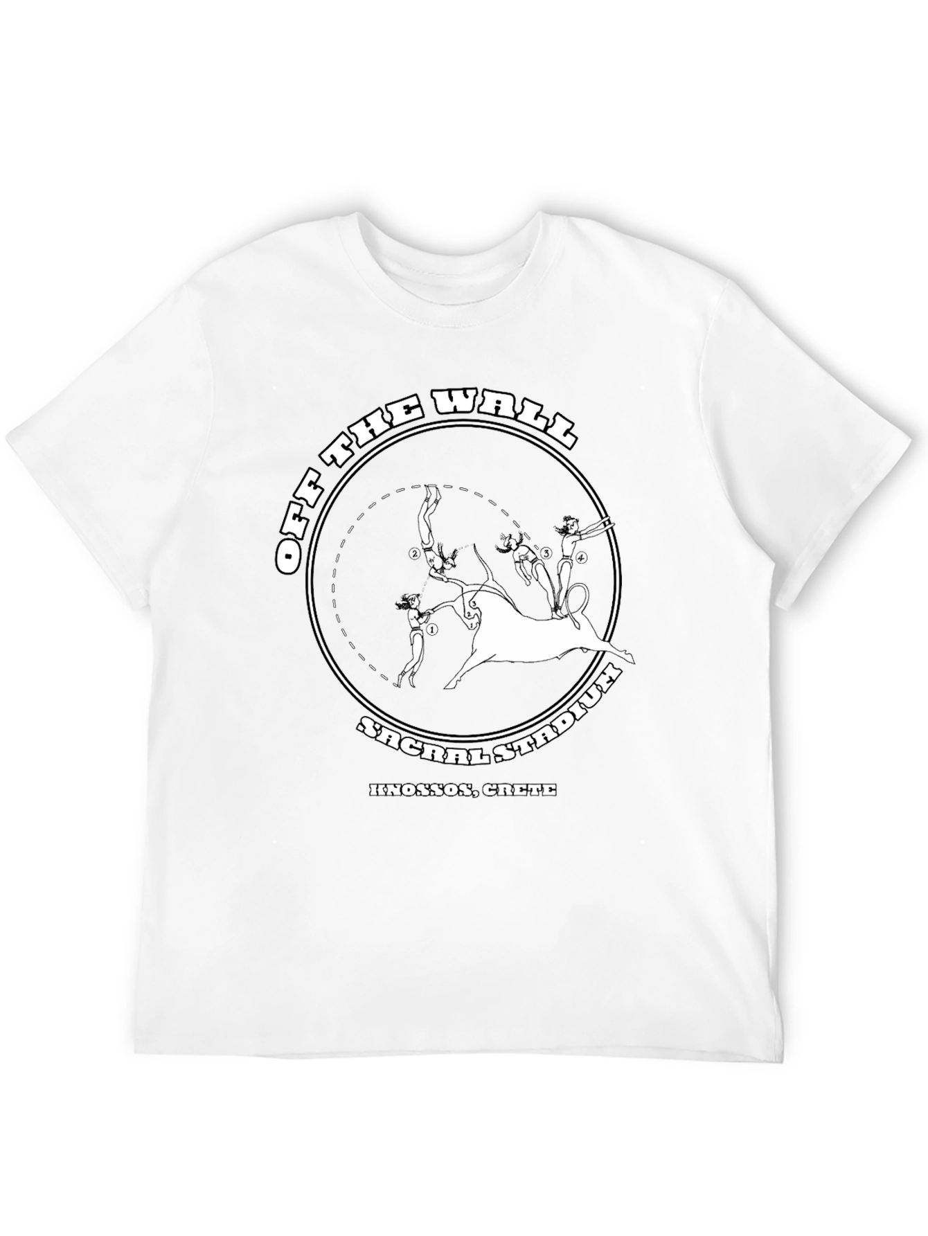 Off The Wall Sacral Stadium Bull Jump T-Shirt