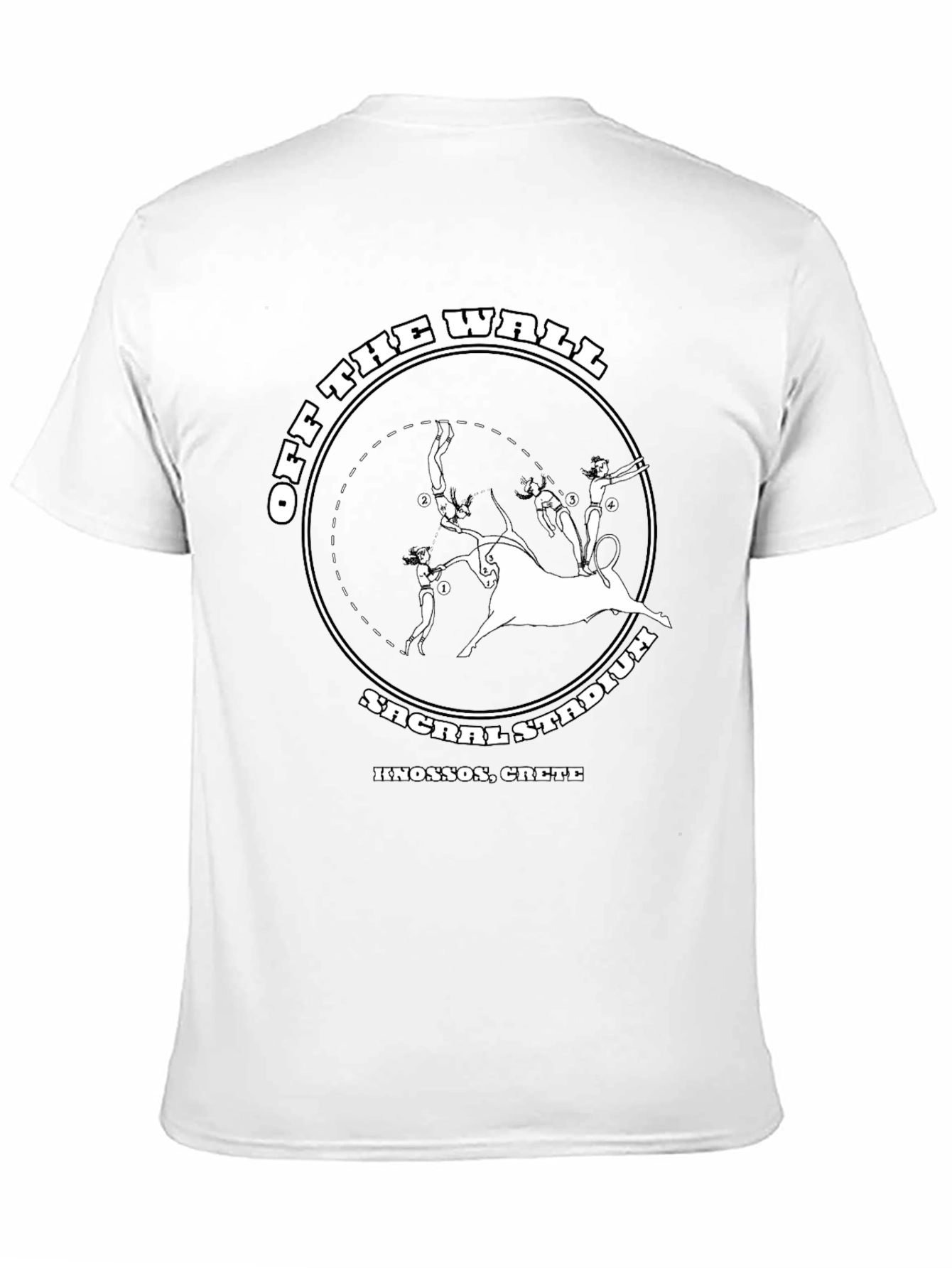 Off The Wall Sacral Stadium Bull Jump T-Shirt