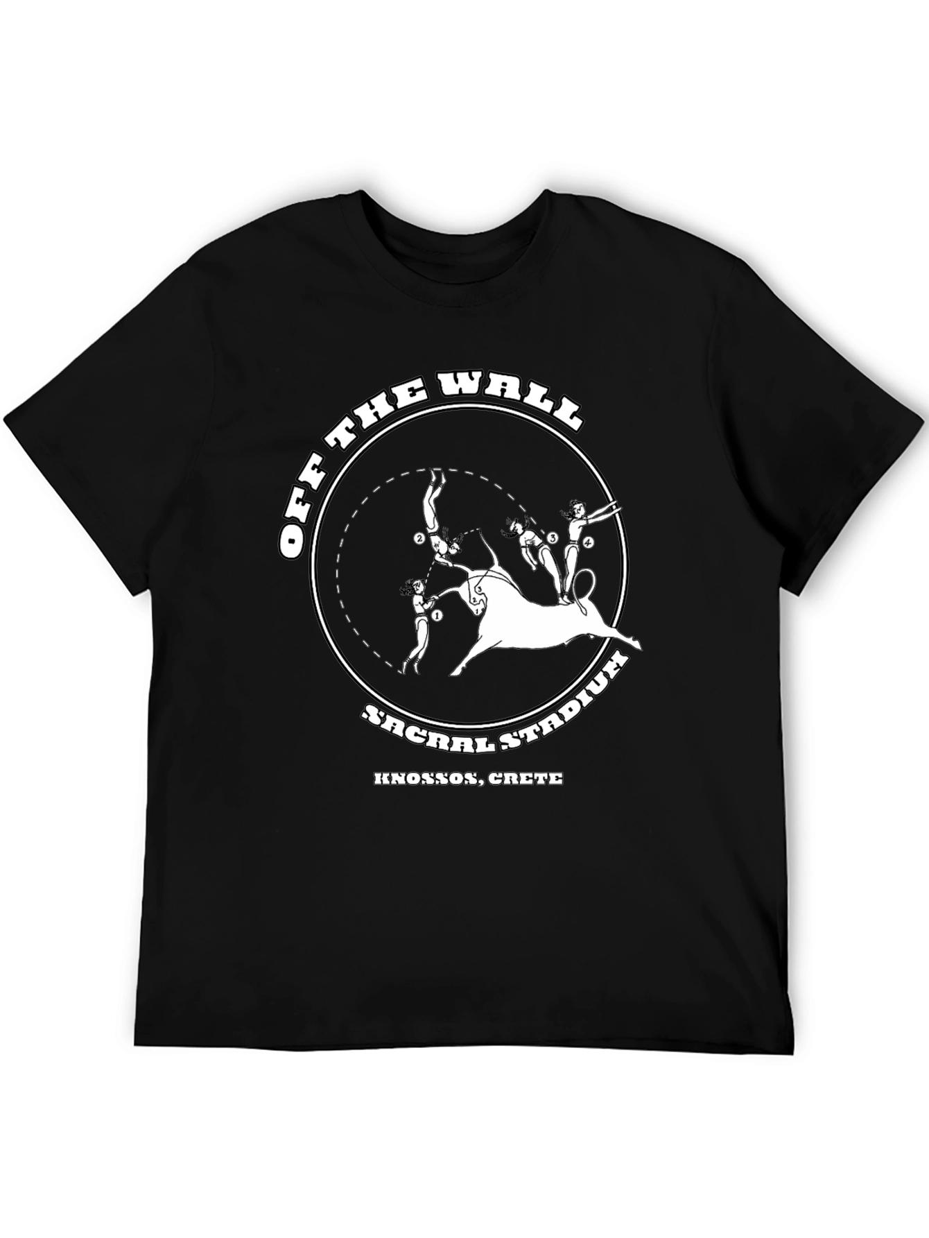 Off The Wall Sacral Stadium Bull Jump T-Shirt