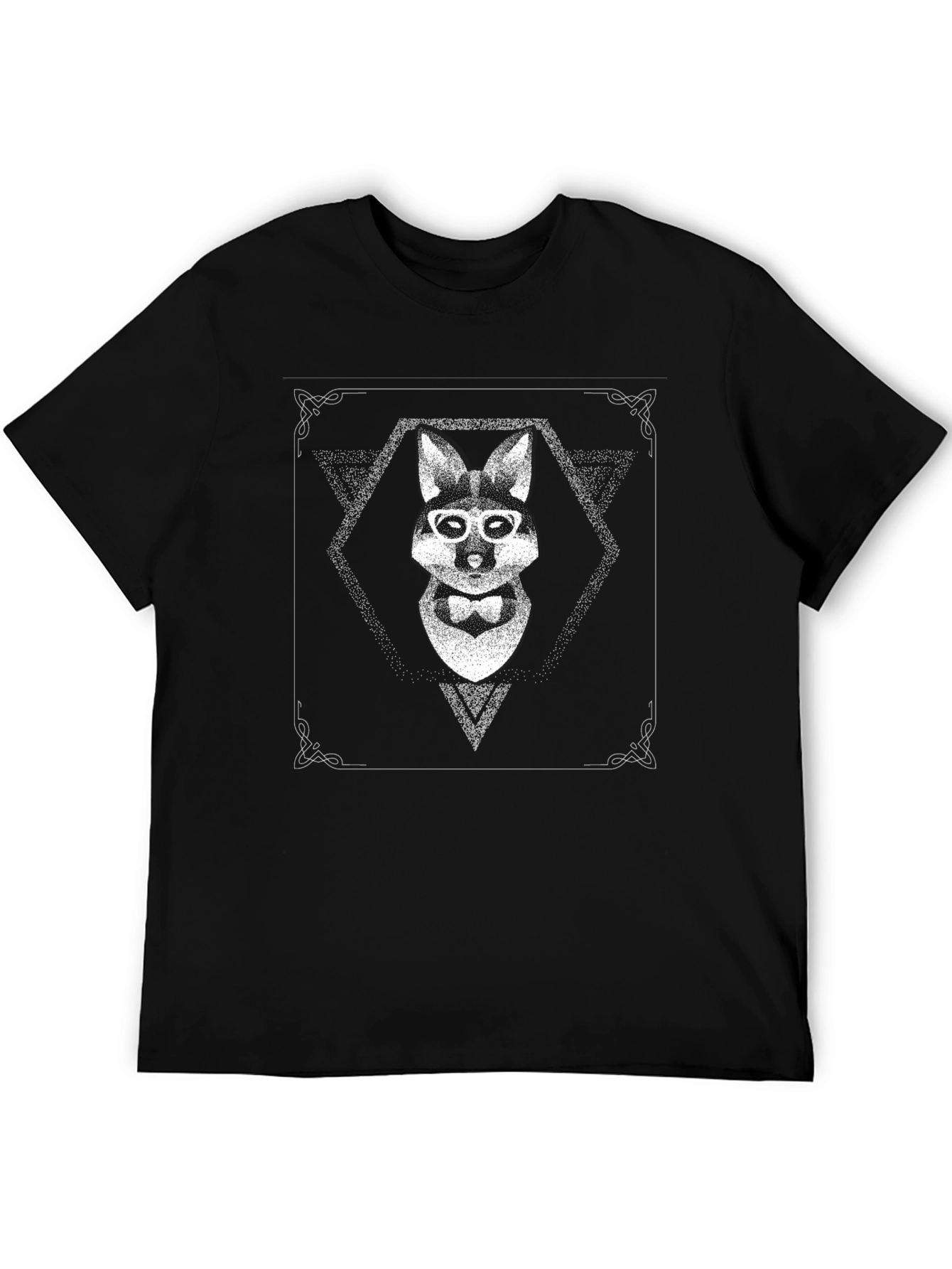 Hipster Rabbit Graphic Tee - Cool Animal Design