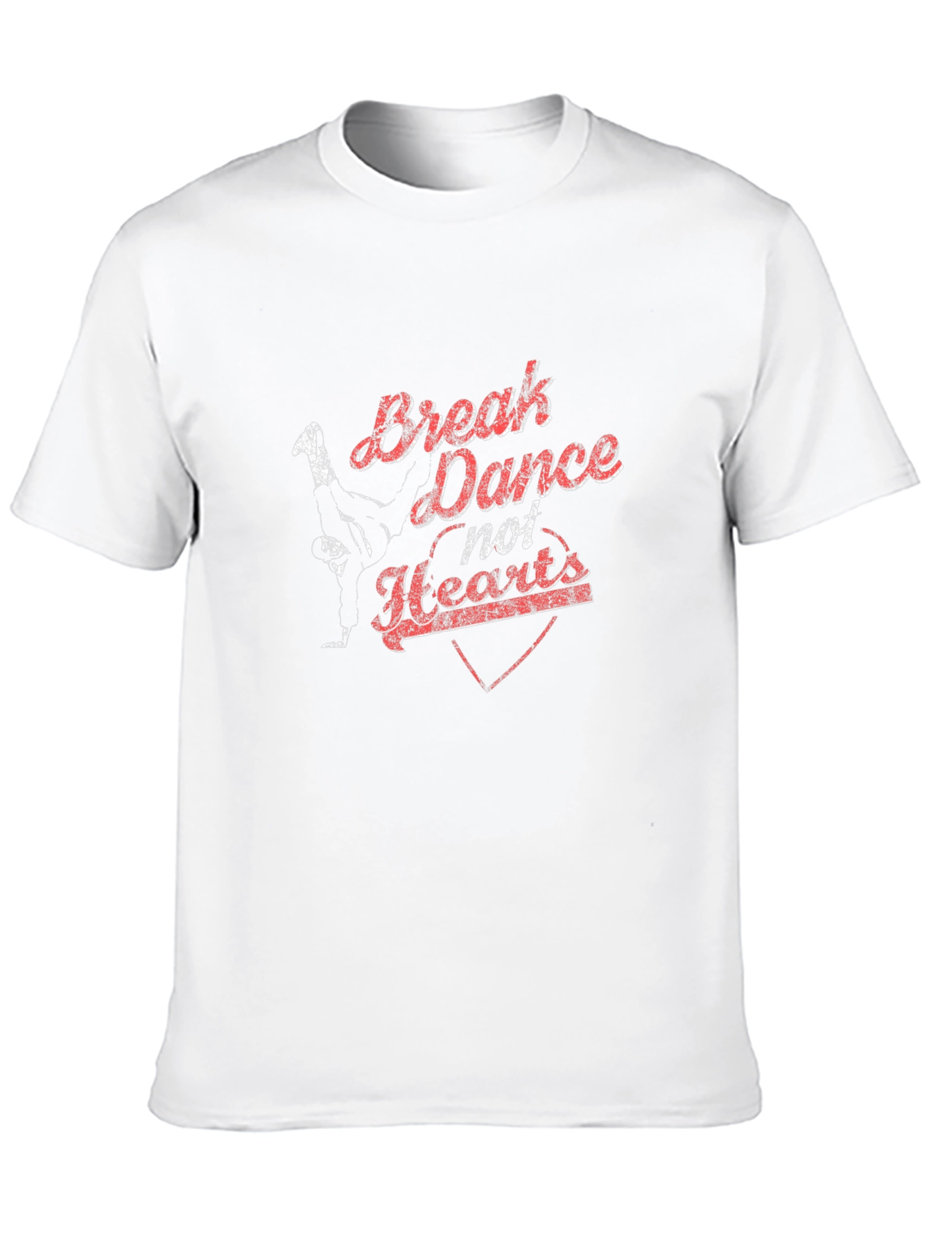 Break Dance Not Hearts T-Shirt - Black