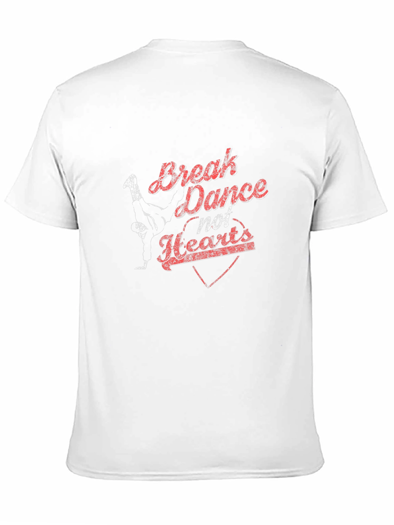 Break Dance Not Hearts T-Shirt - Black
