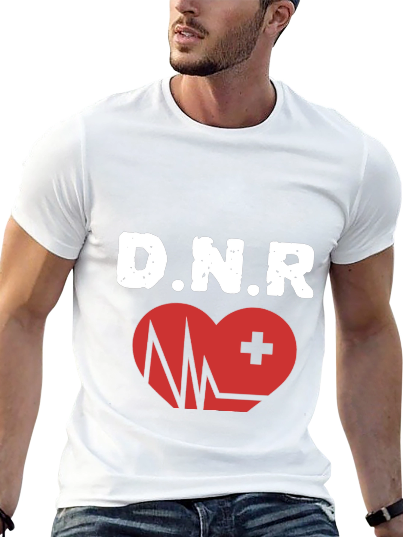DNR Heartbeat Graphic T-Shirt - Comfortable Fit