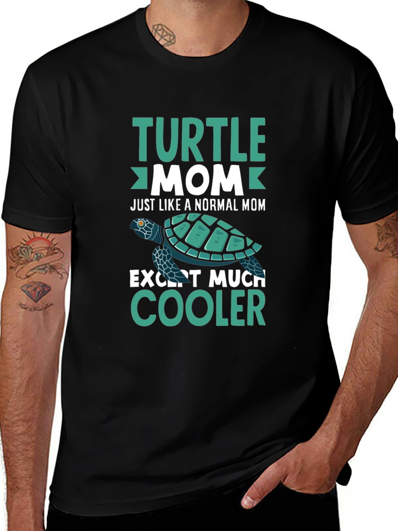 Turtle Mom T-Shirt - Cool Mom Edition