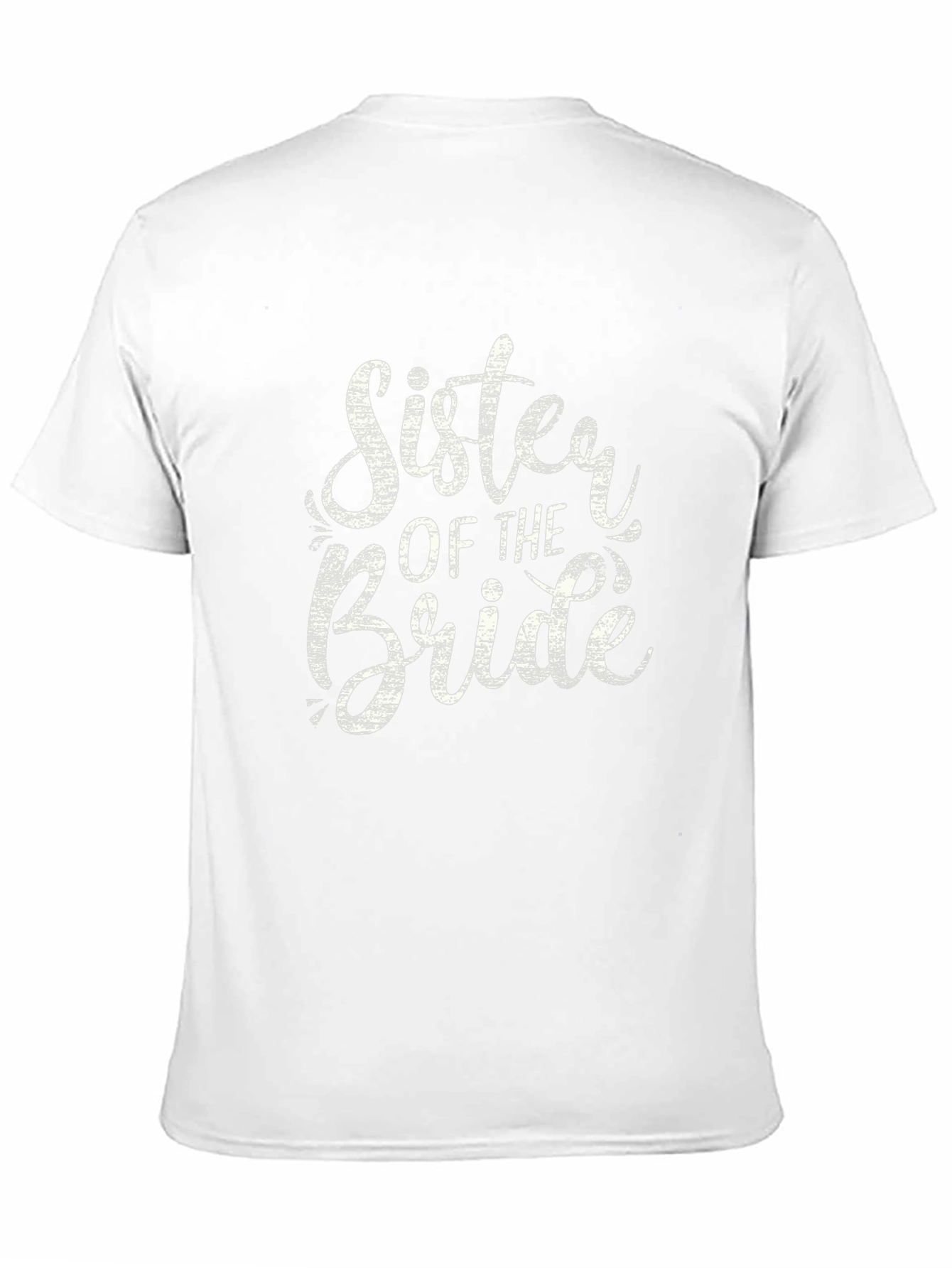 Sister of the Bride Black Graphic Tee