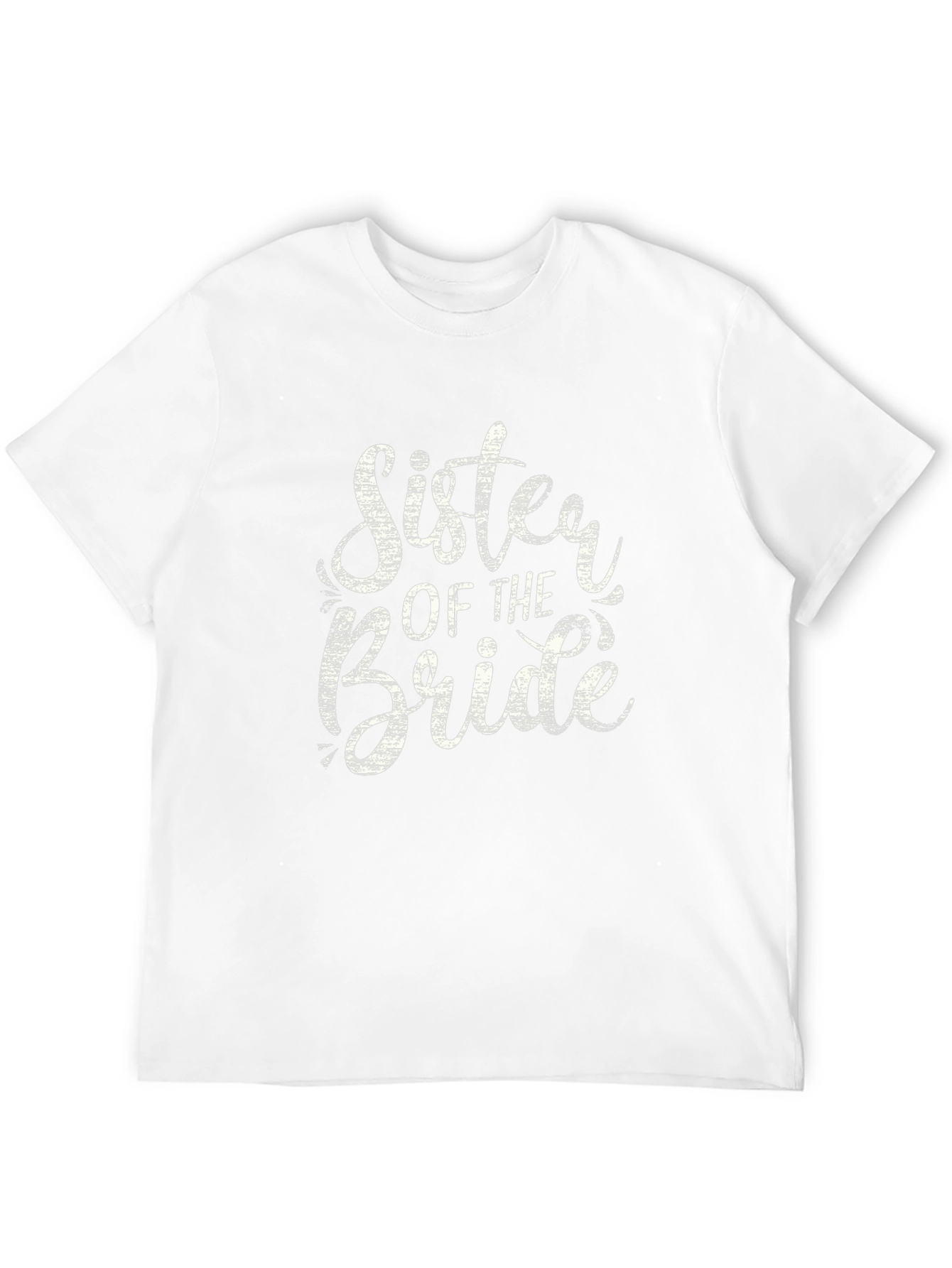Sister of the Bride Black Graphic Tee
