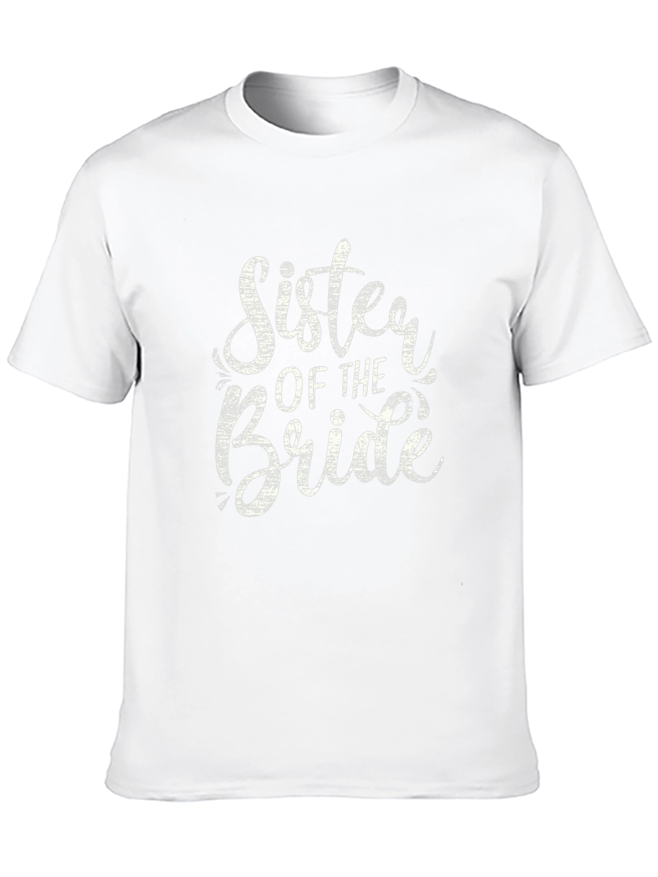 Sister of the Bride Black Graphic Tee