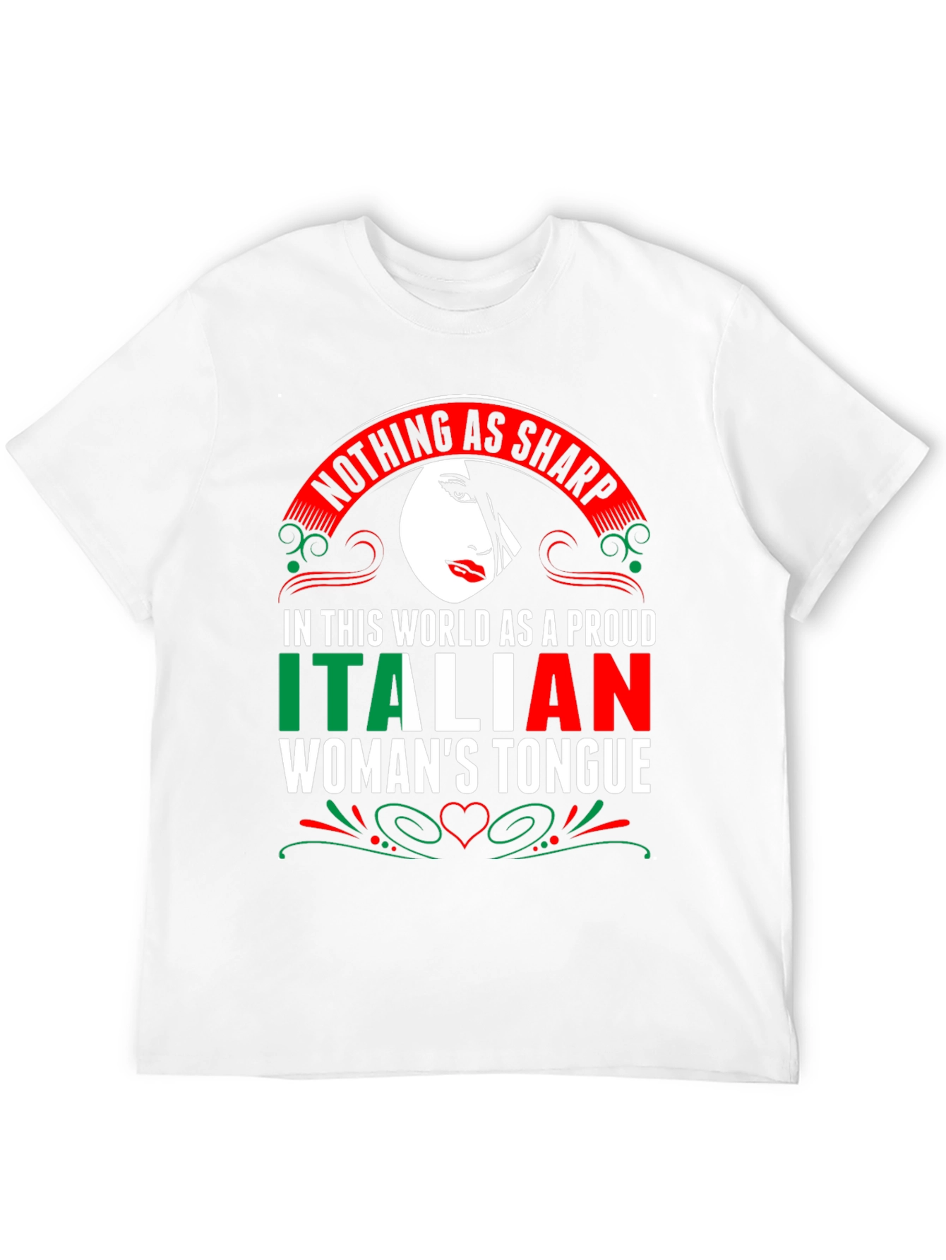Italian Womans Tongue T-Shirt - Sharp Pride