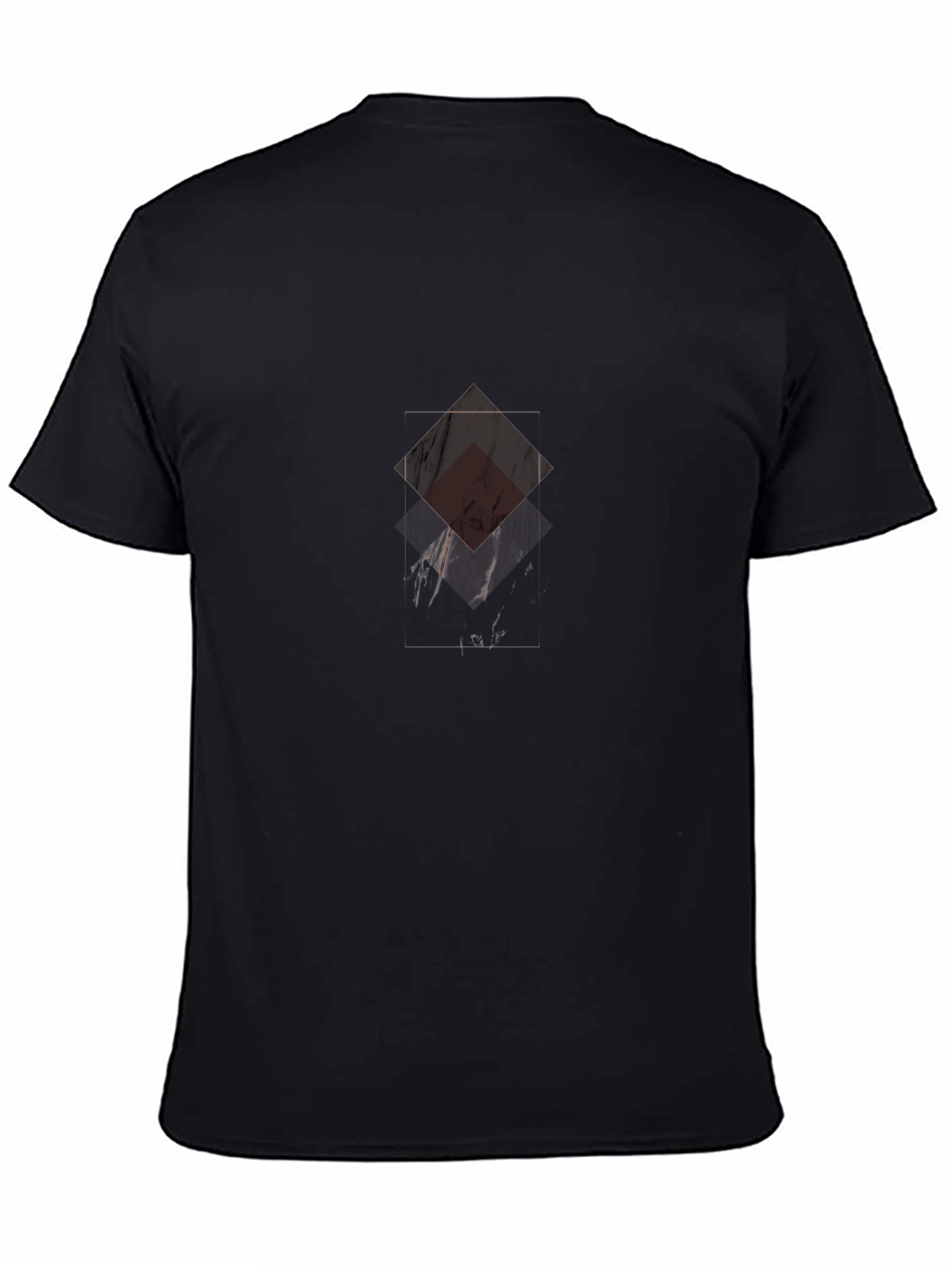 Mens Graphic Print Black T-Shirt