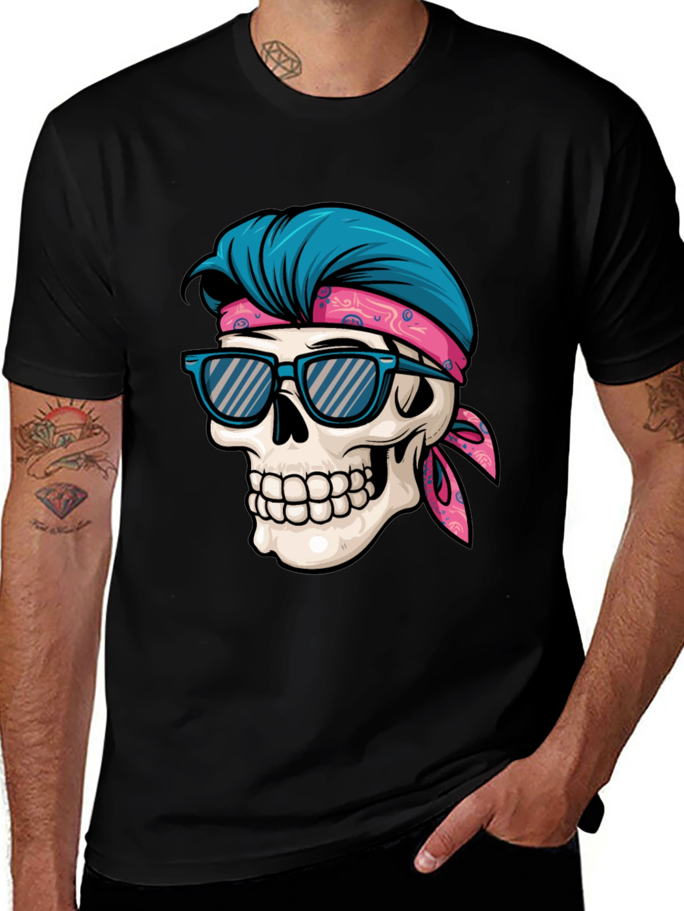 Skull Graphic Tee: Cool Summer Vibes