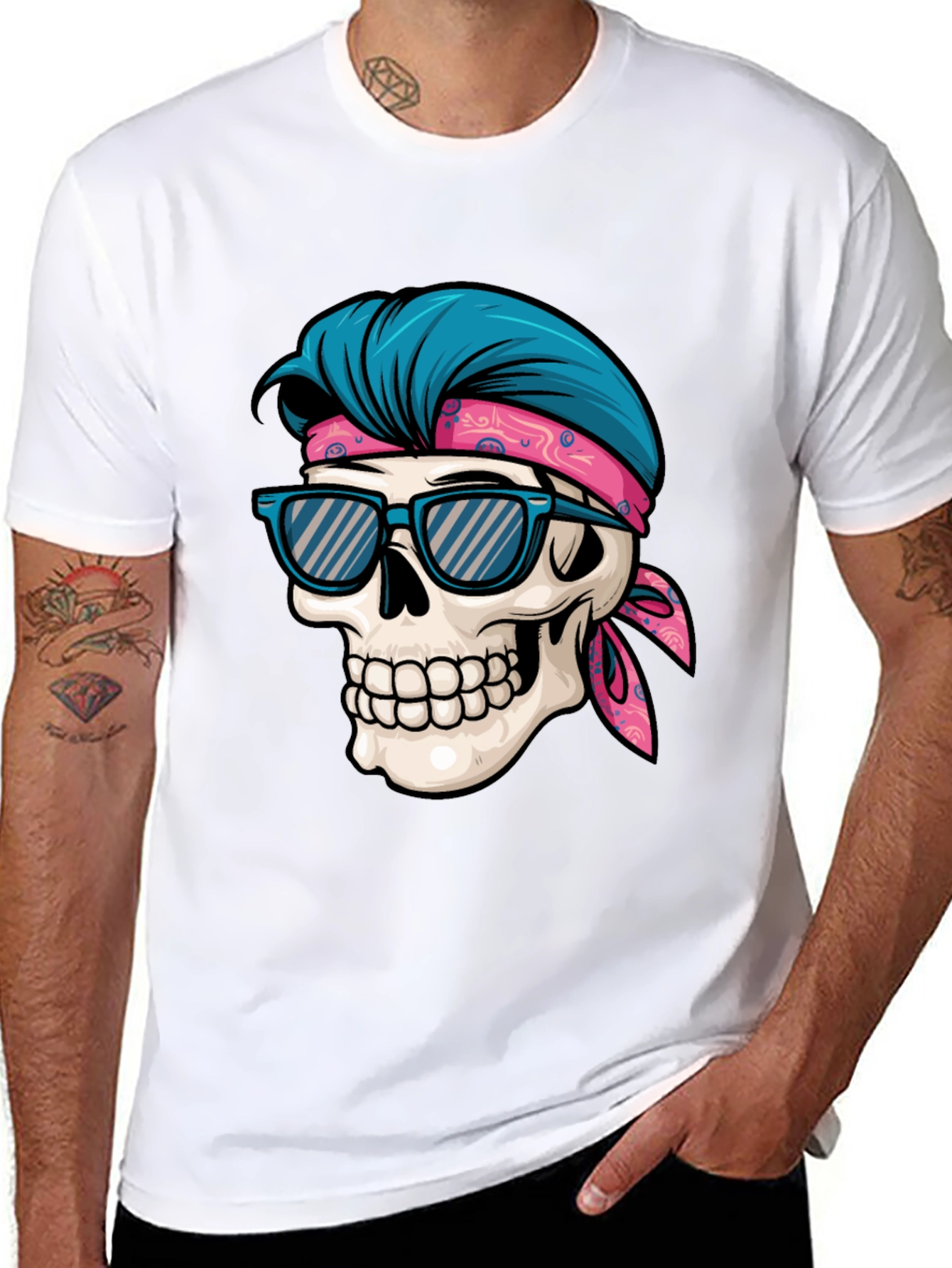 Skull Graphic Tee: Cool Summer Vibes