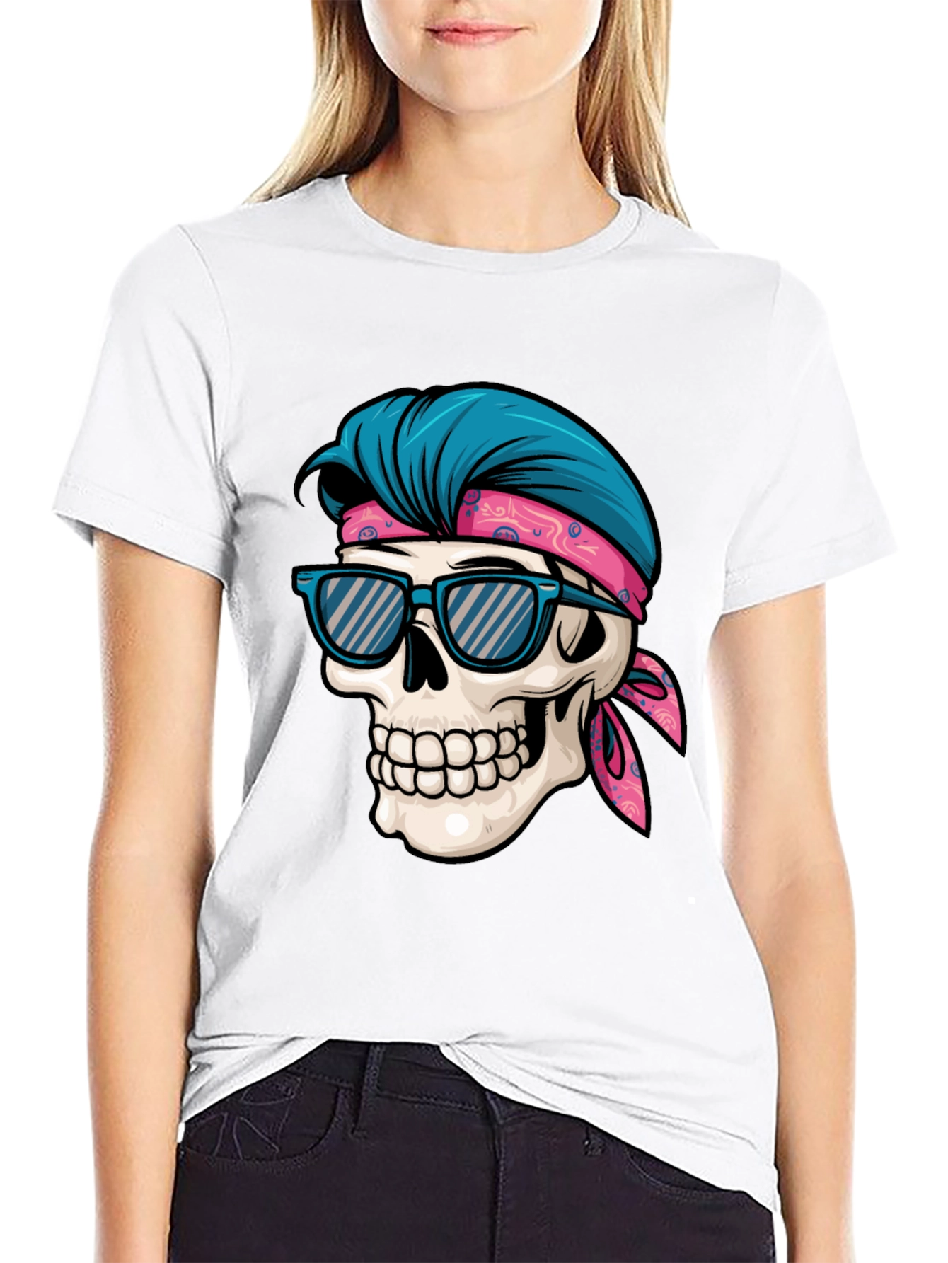 Skull Graphic Tee: Cool Summer Vibes