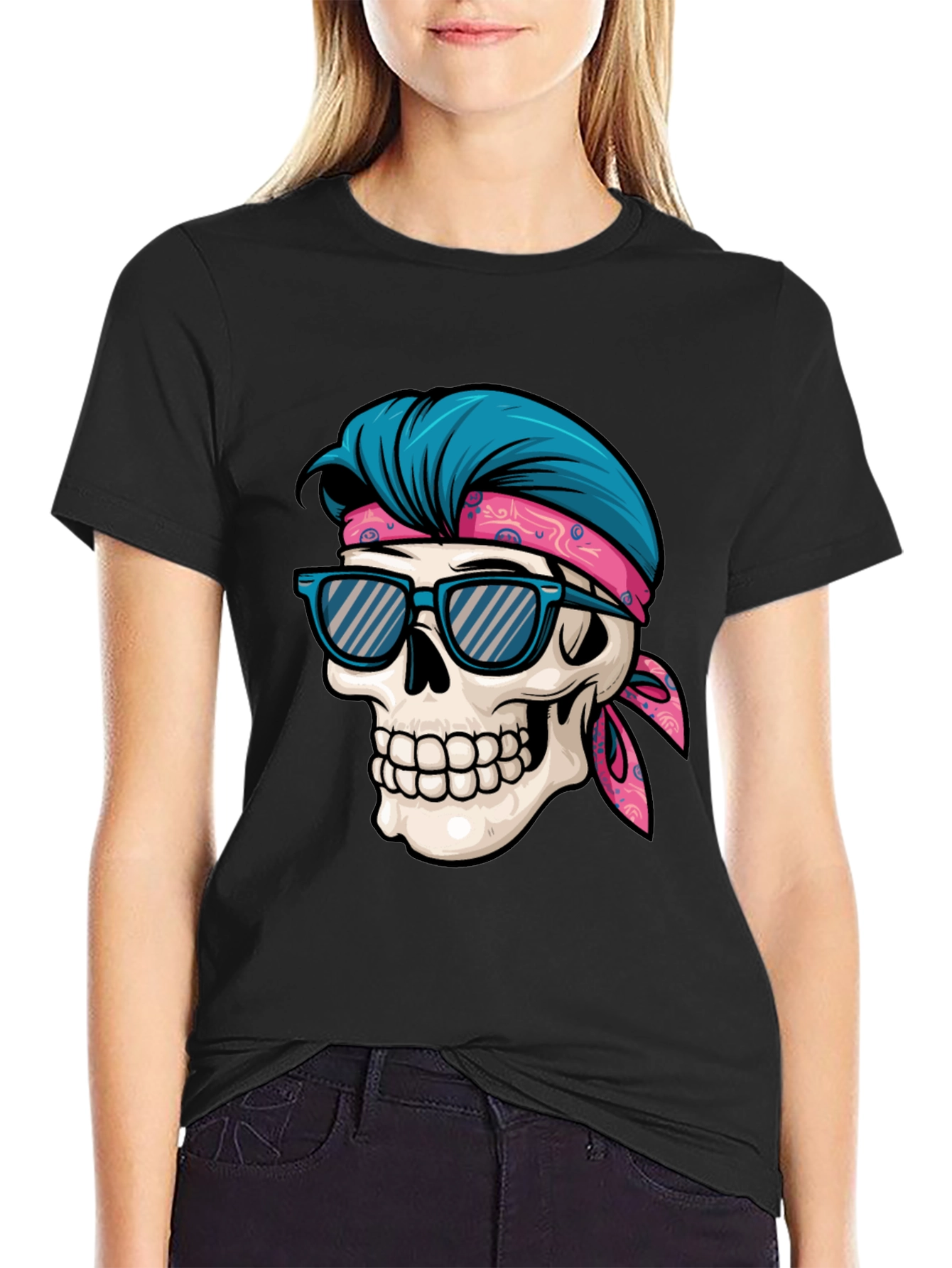 Skull Graphic Tee: Cool Summer Vibes