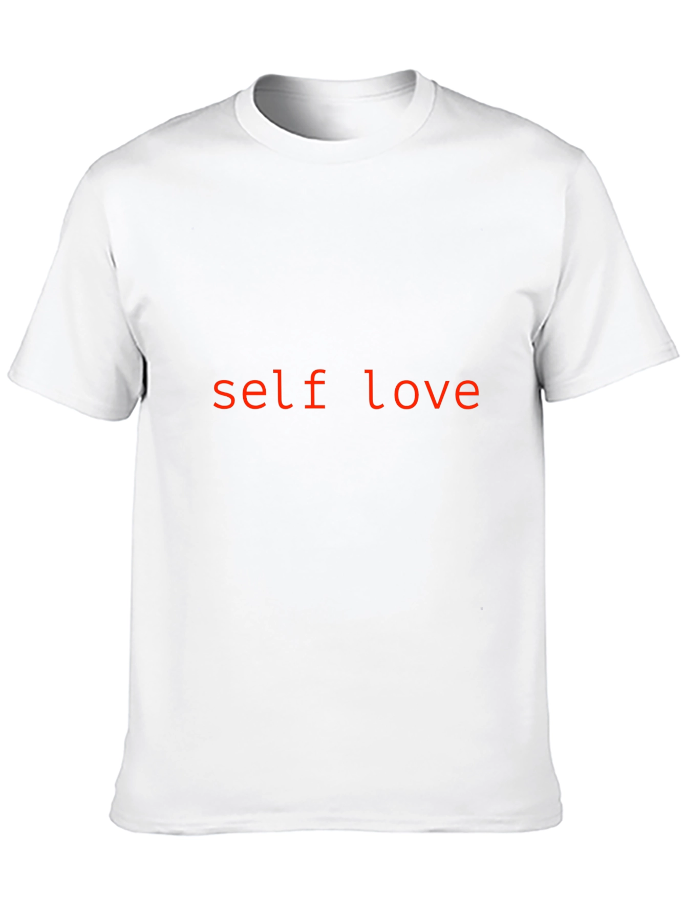 Self Love Graphic Tee - Black Cotton Comfort
