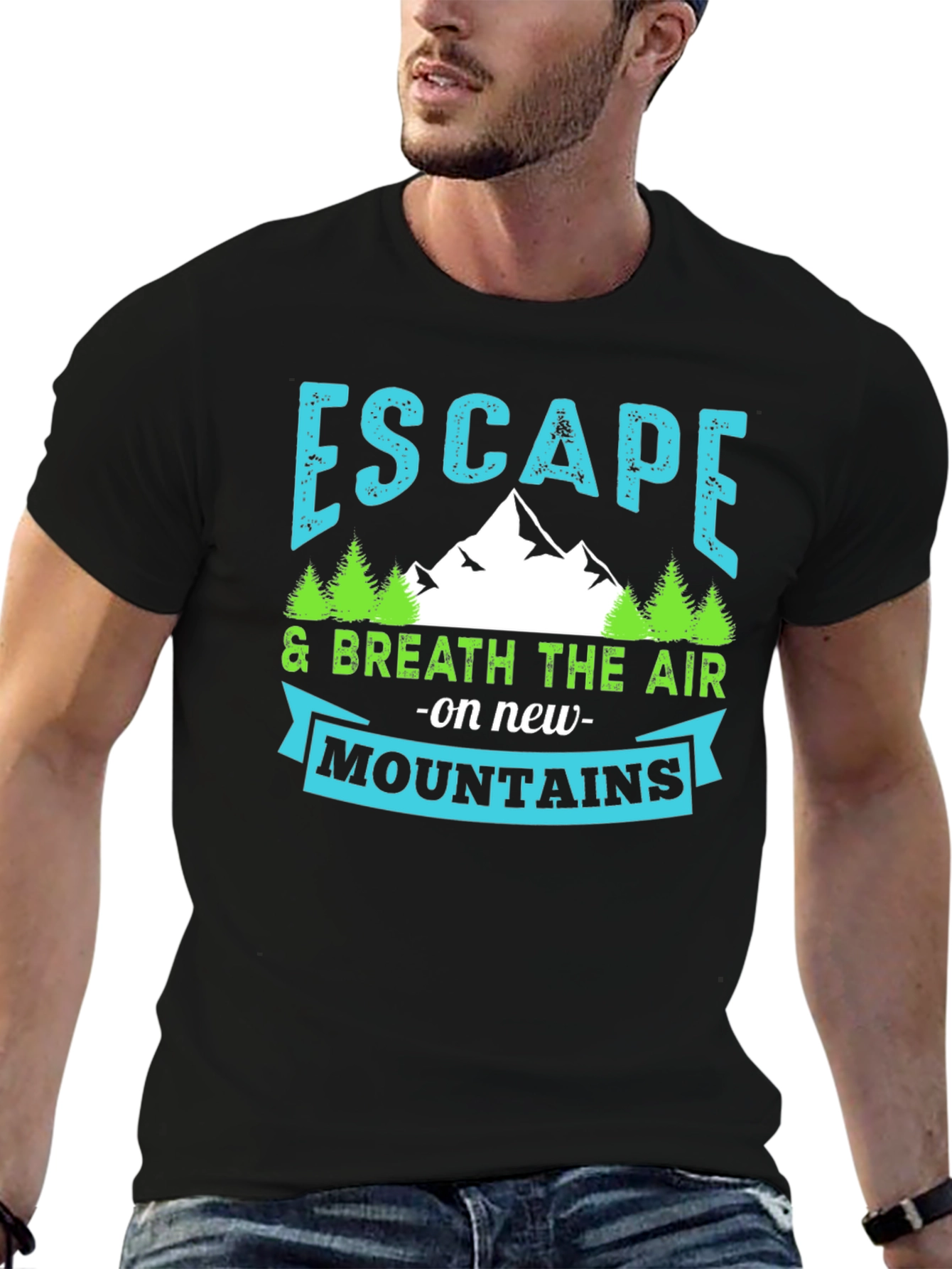 Escape to the Mountains Graphic T-Shirt
