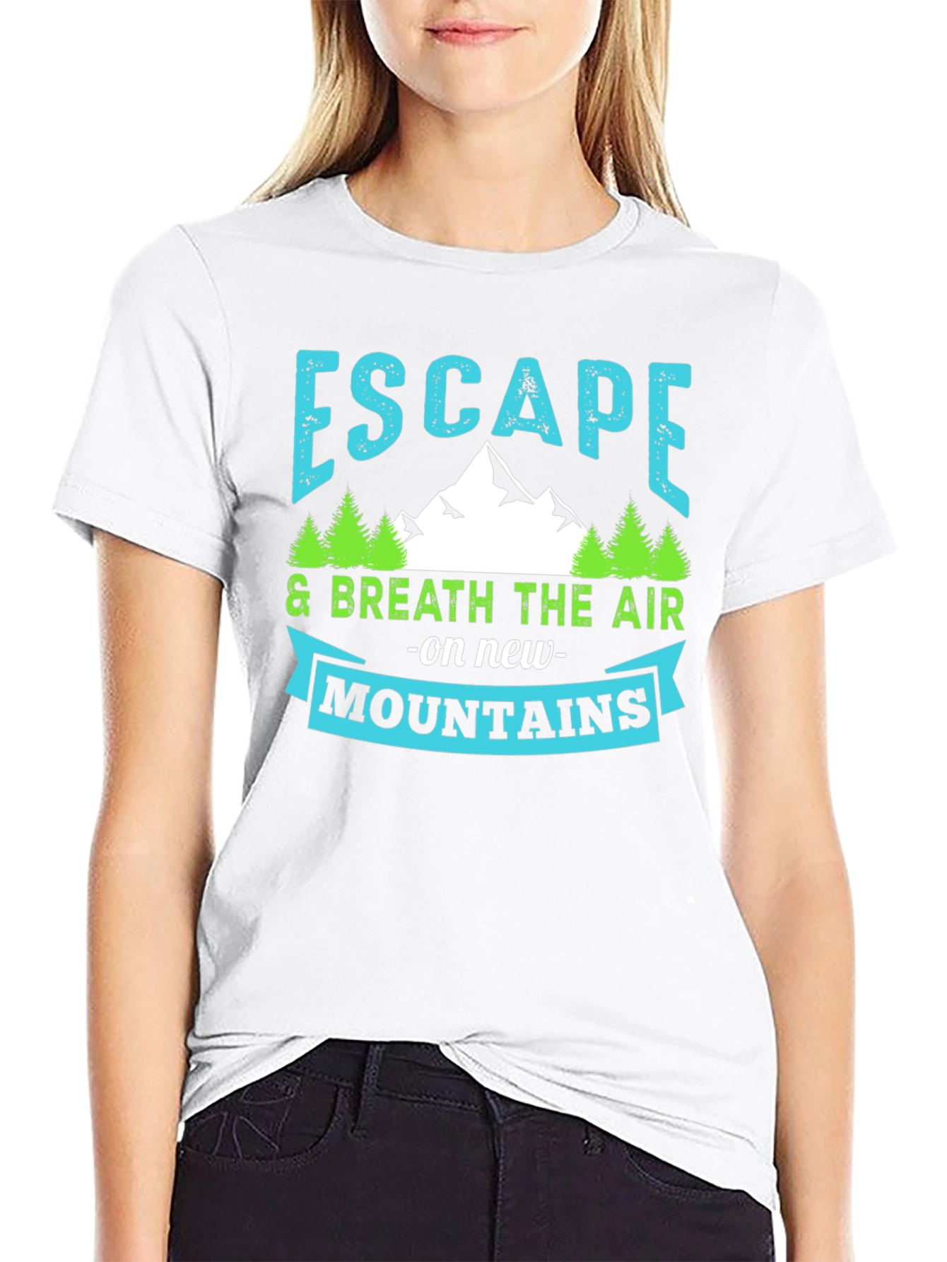 Escape to the Mountains Graphic T-Shirt