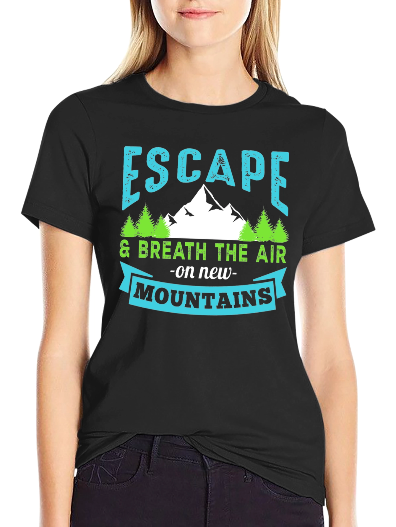 Escape to the Mountains Graphic T-Shirt