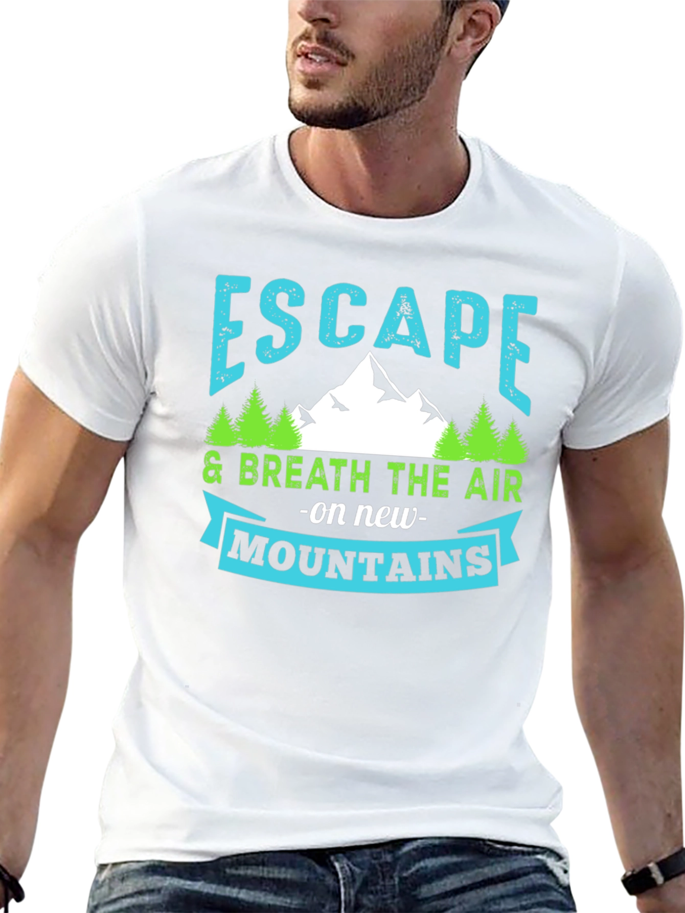 Escape to the Mountains Graphic T-Shirt