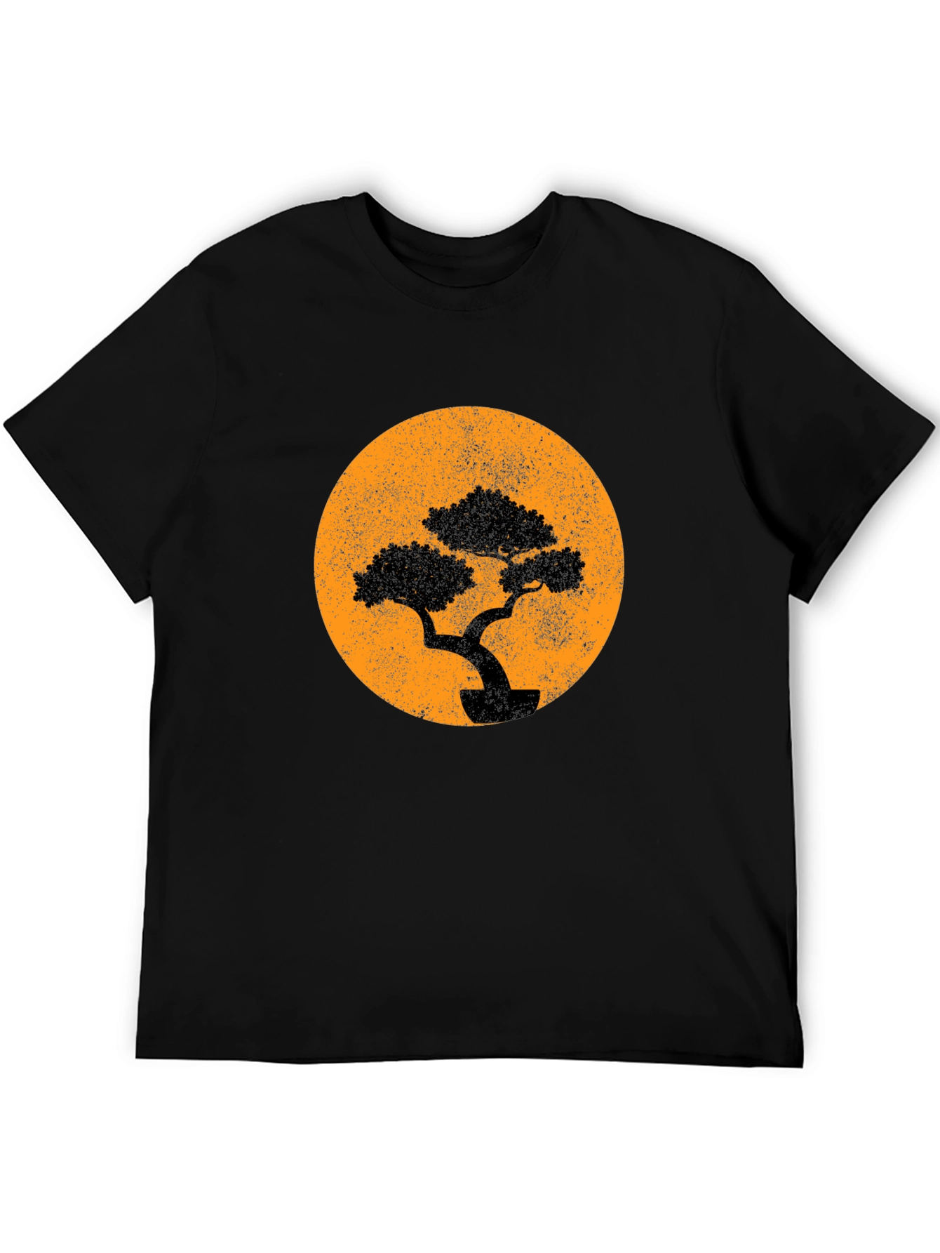 Bonsai Tree Graphic T-Shirt - Black