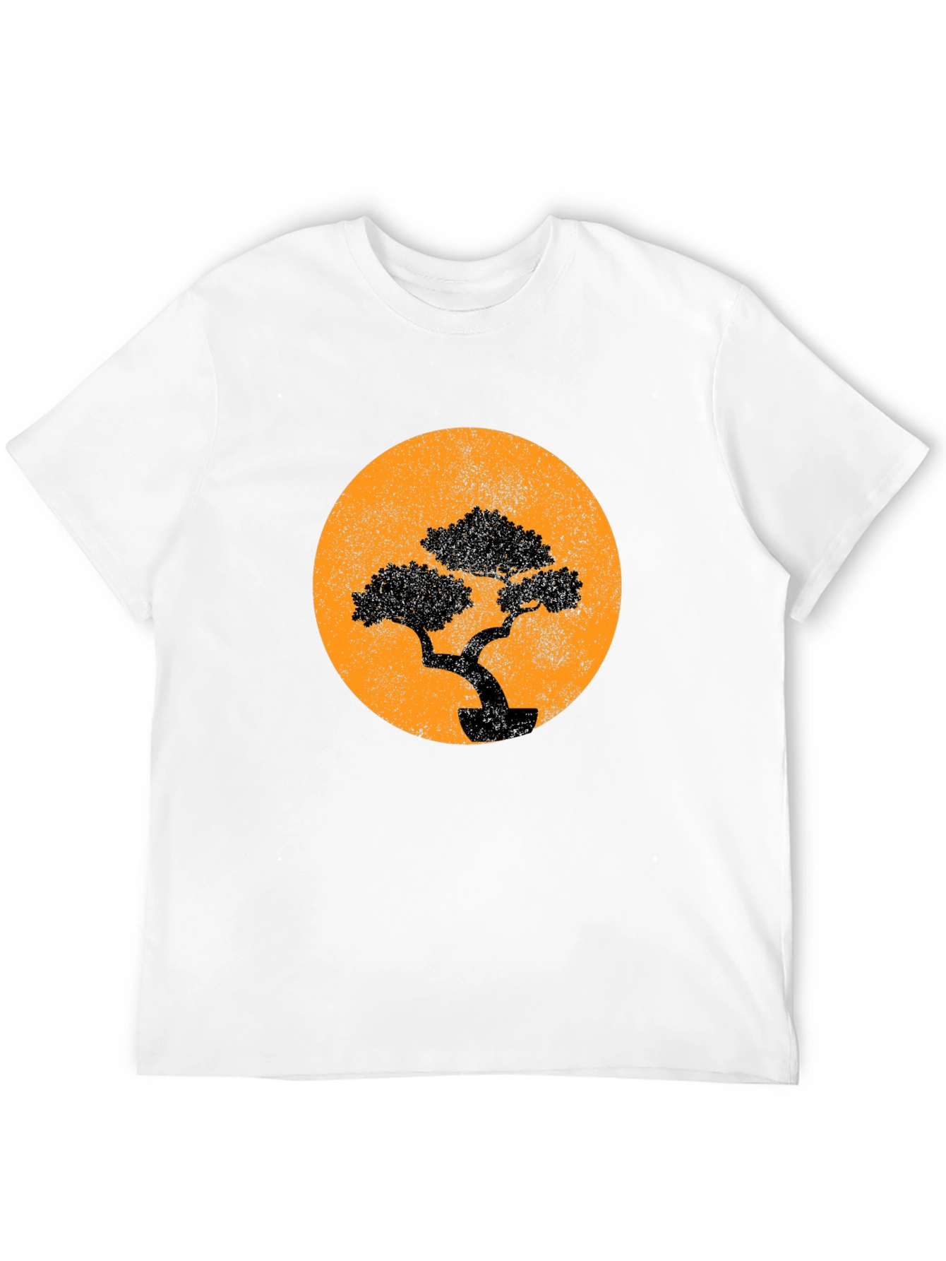 Bonsai Tree Graphic T-Shirt - Black